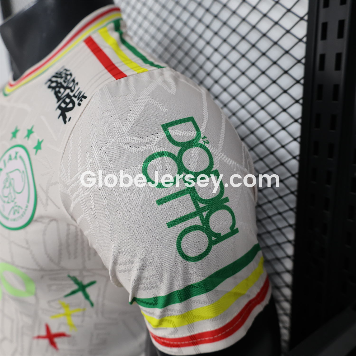 GlobeJersey-Ajax x B-O-B Marly 25-26 Mud Yellow Special Edition Jersey - Player Version