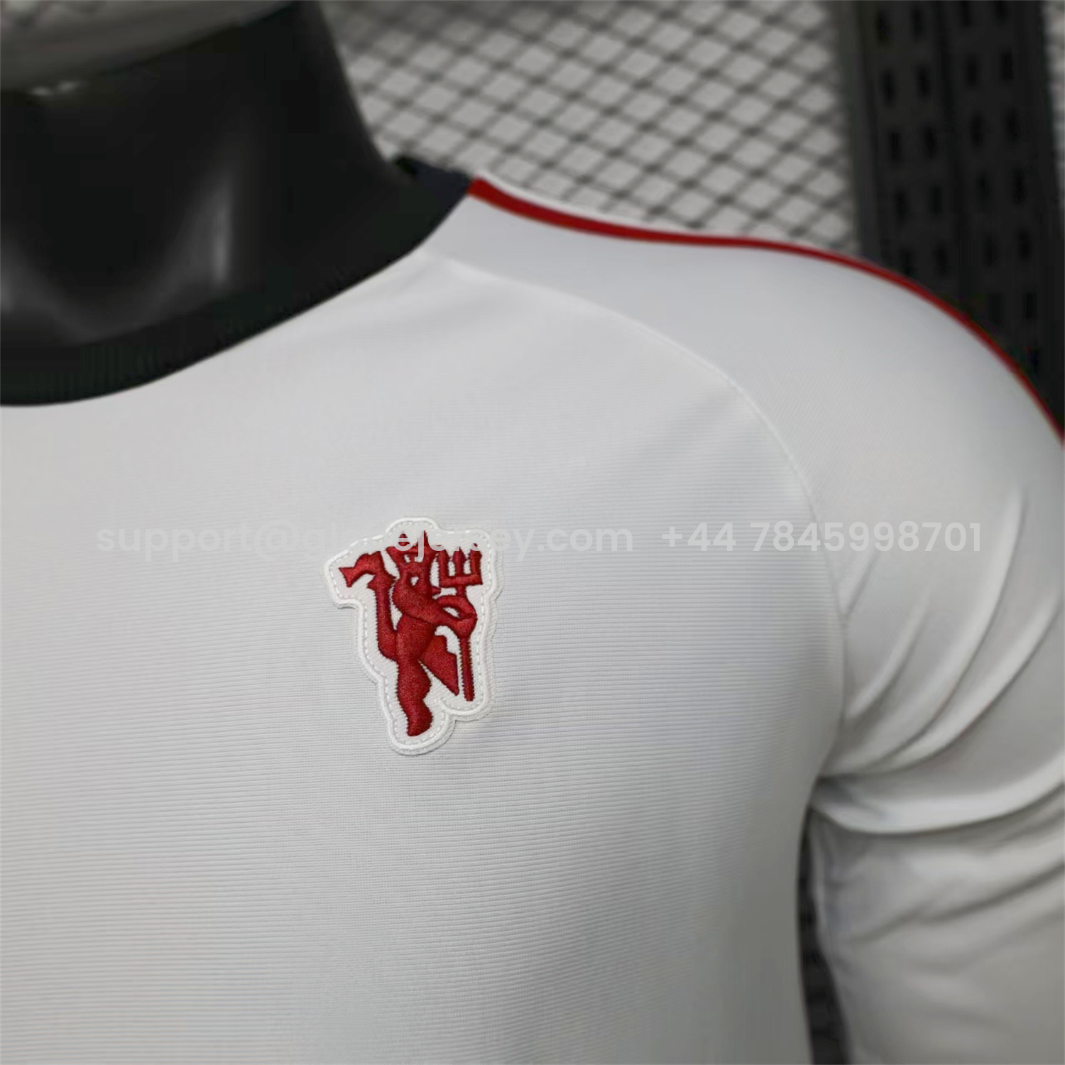 GlobeJersey-Manchester United 26-27 White Casual Long Sleeves Jersey - Player Version