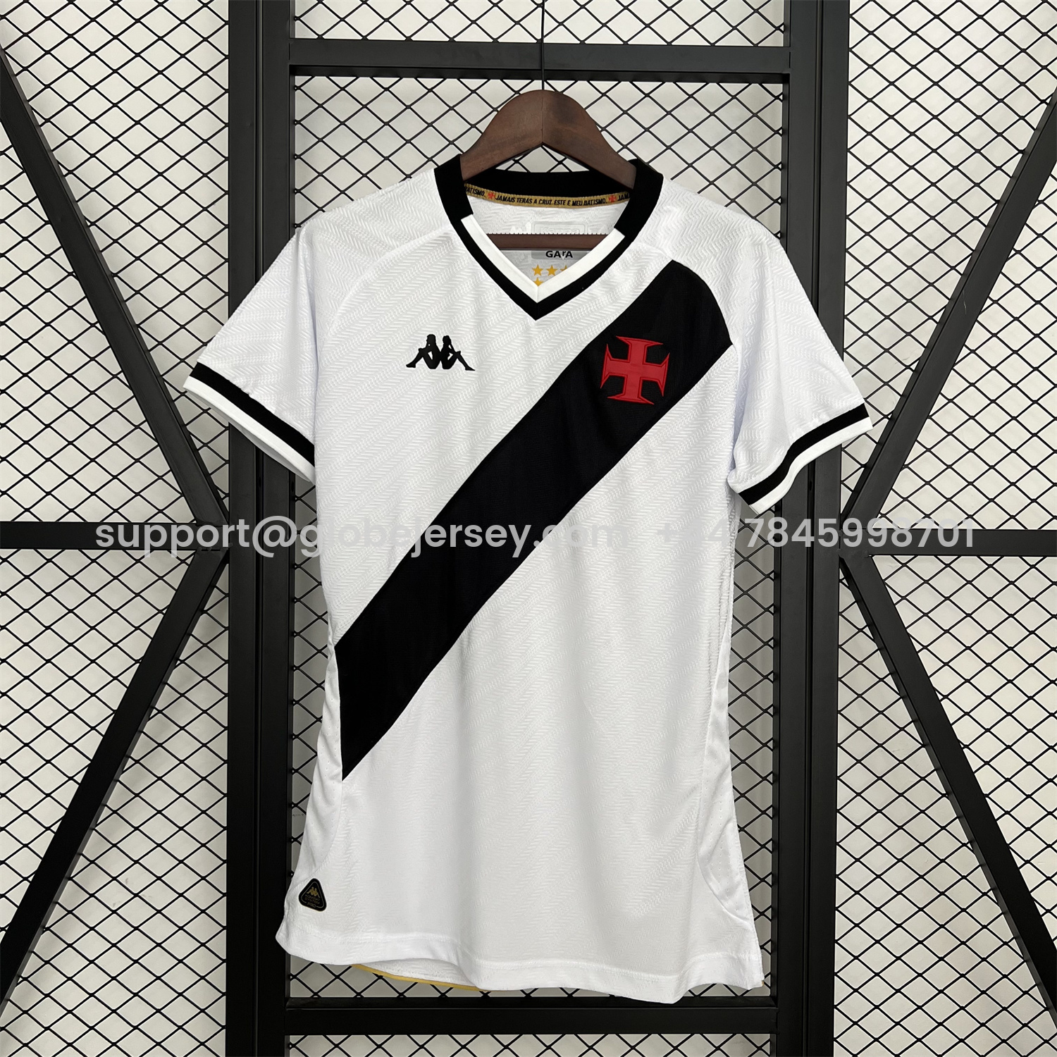 GlobeJersey-Women's Vasco da Gama 25-26 Away Unsponsored Jersey