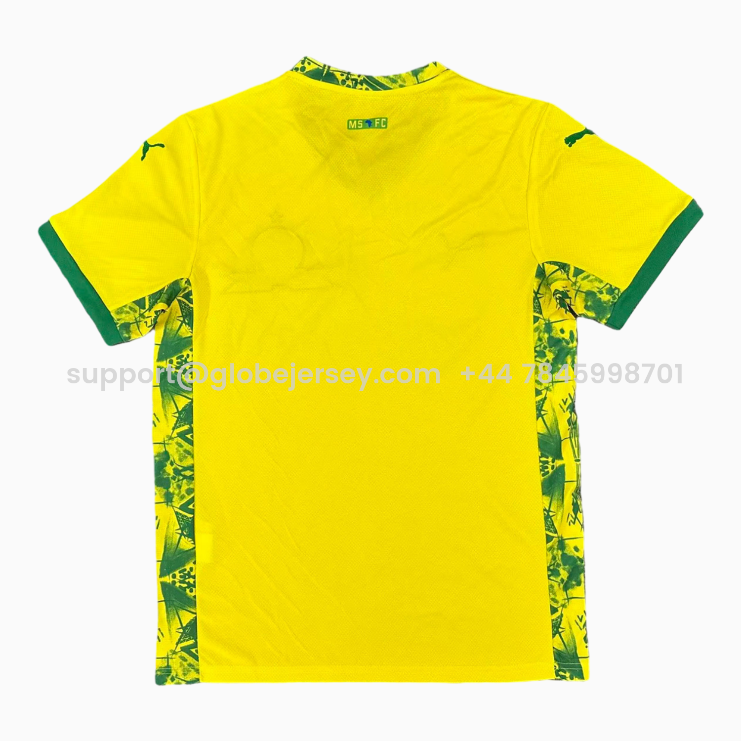 GlobeJersey-Mamelodi Sundowns 25-26 Home Yellow Jersey - Fans Version