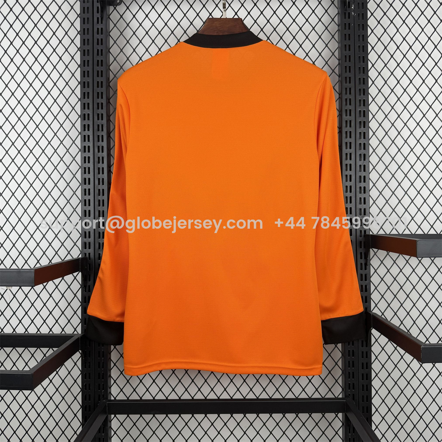 GlobeJersey-Retro Netherlands 1980 Home Long Sleeves Jersey - Fans Version