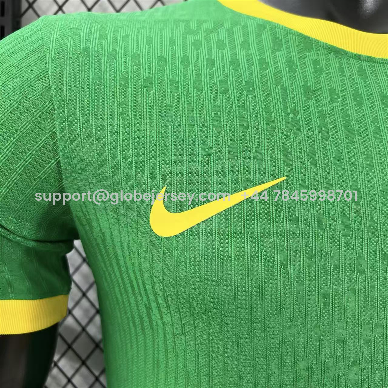 GlobeJersey-Brazil 2026 Green Special Jersey - Player Version