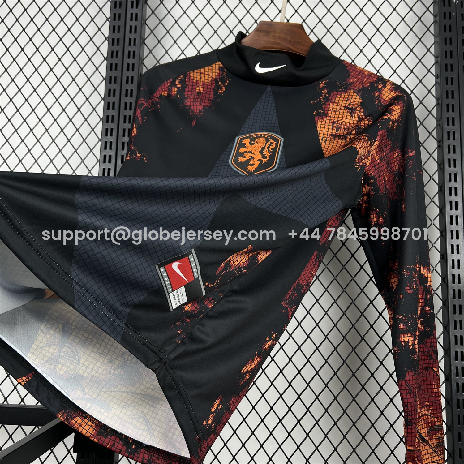 GlobeJersey-Netherlands 2026 Hollywood Special Long Sleeves Jersey - Fans Version