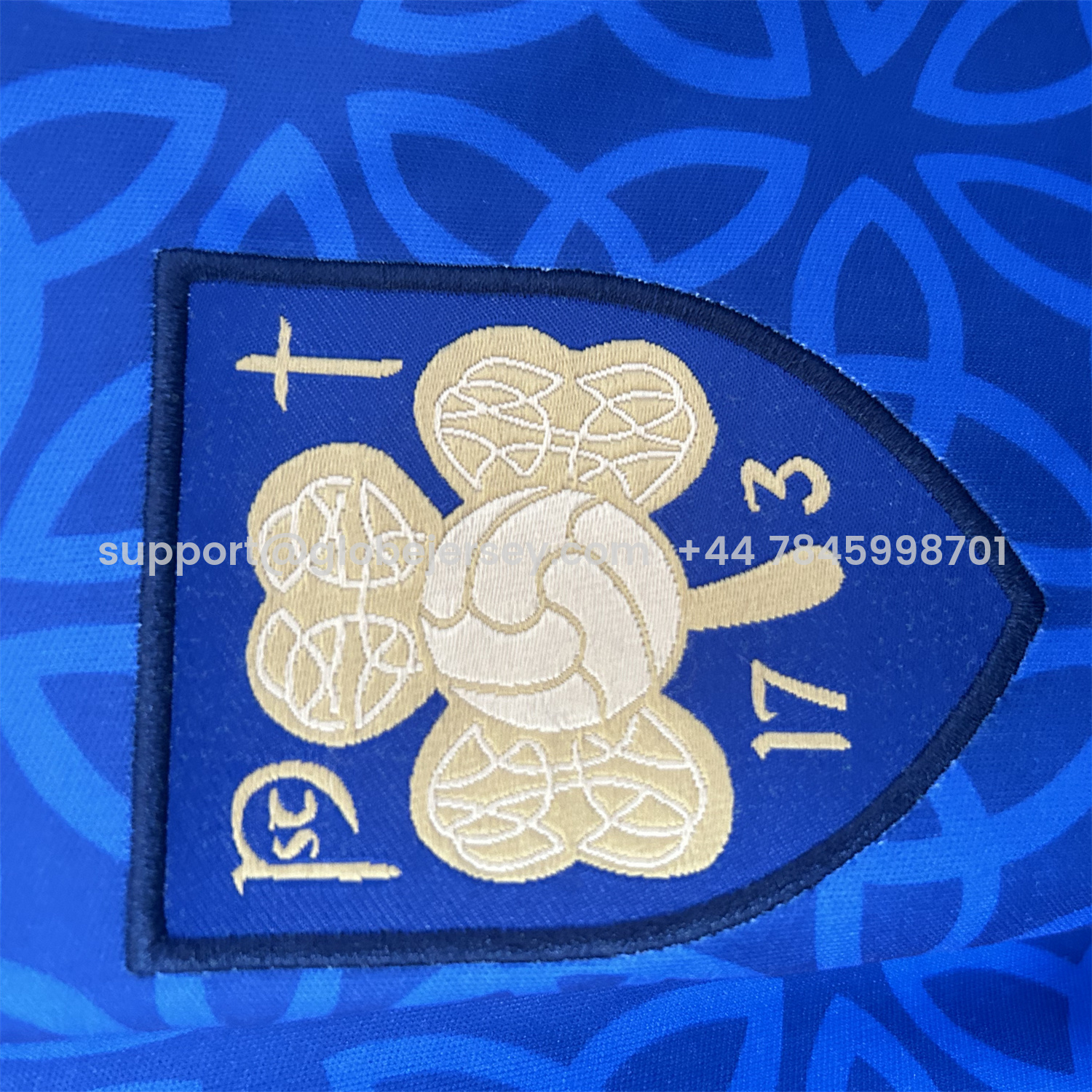 GlobeJersey-Ireland 2025 St. Patrick's Day Blue Jersey - Fans Version