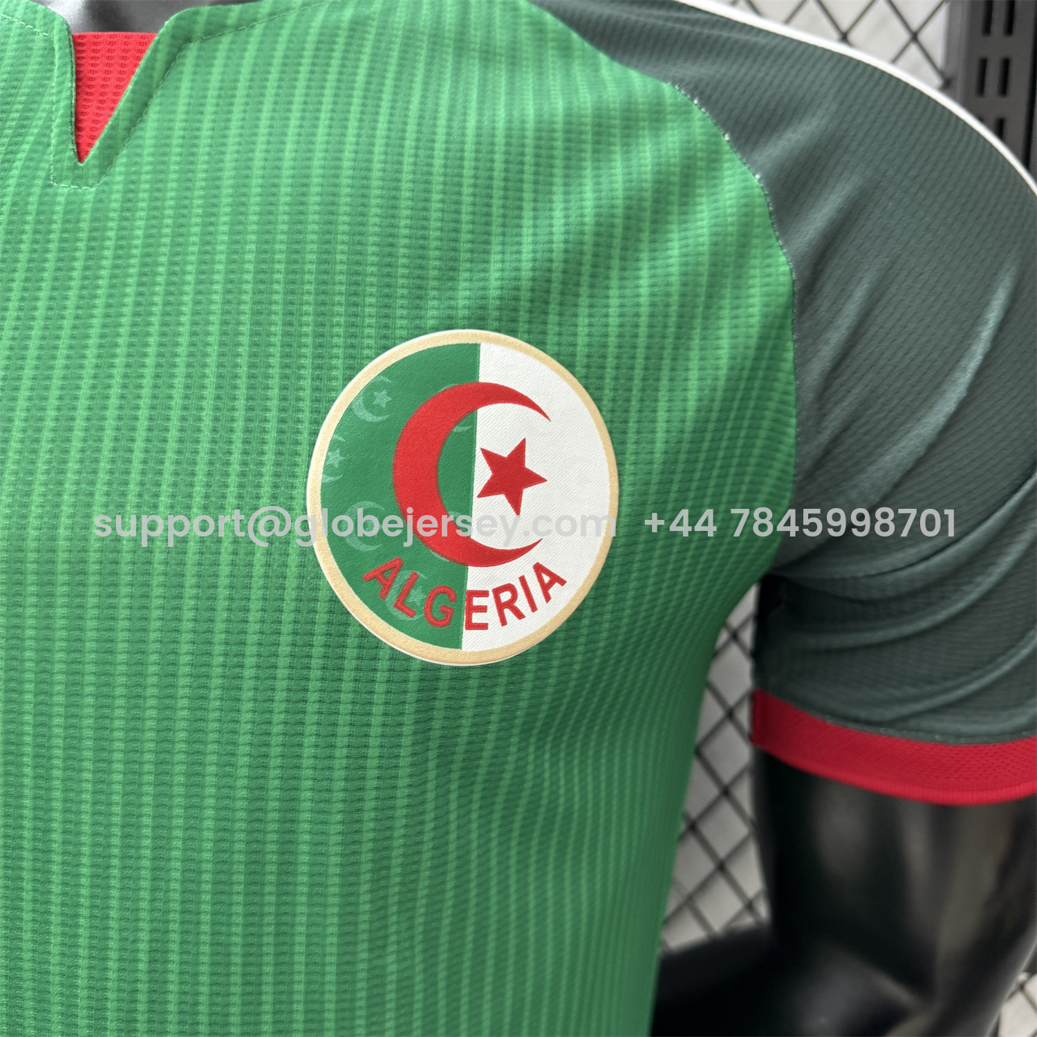GlobeJersey-Algeria 2026 Away Green Jersey - Player Version
