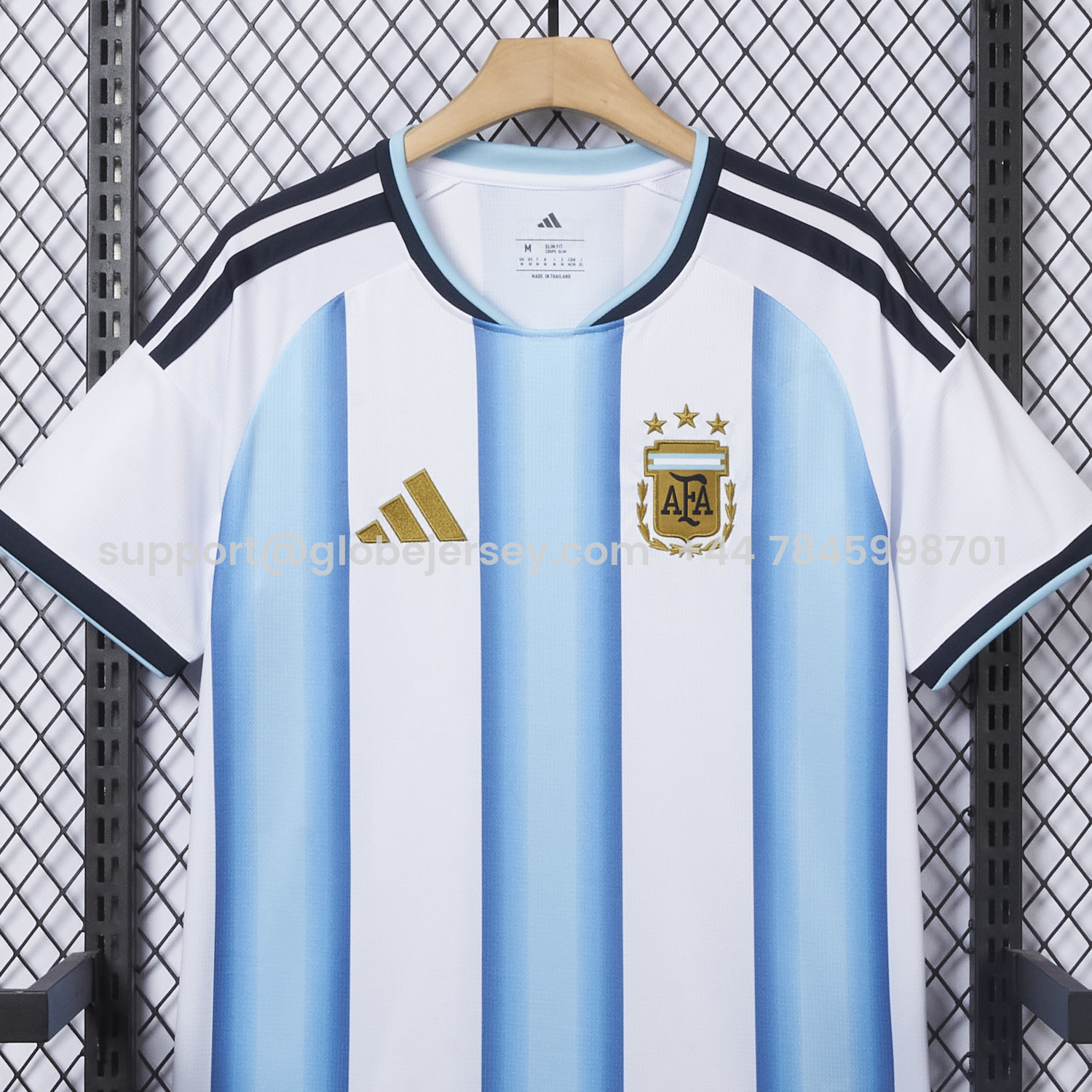 GlobeJersey-Argentina 2026 Home Jersey Without Chest Patch - Fans Version