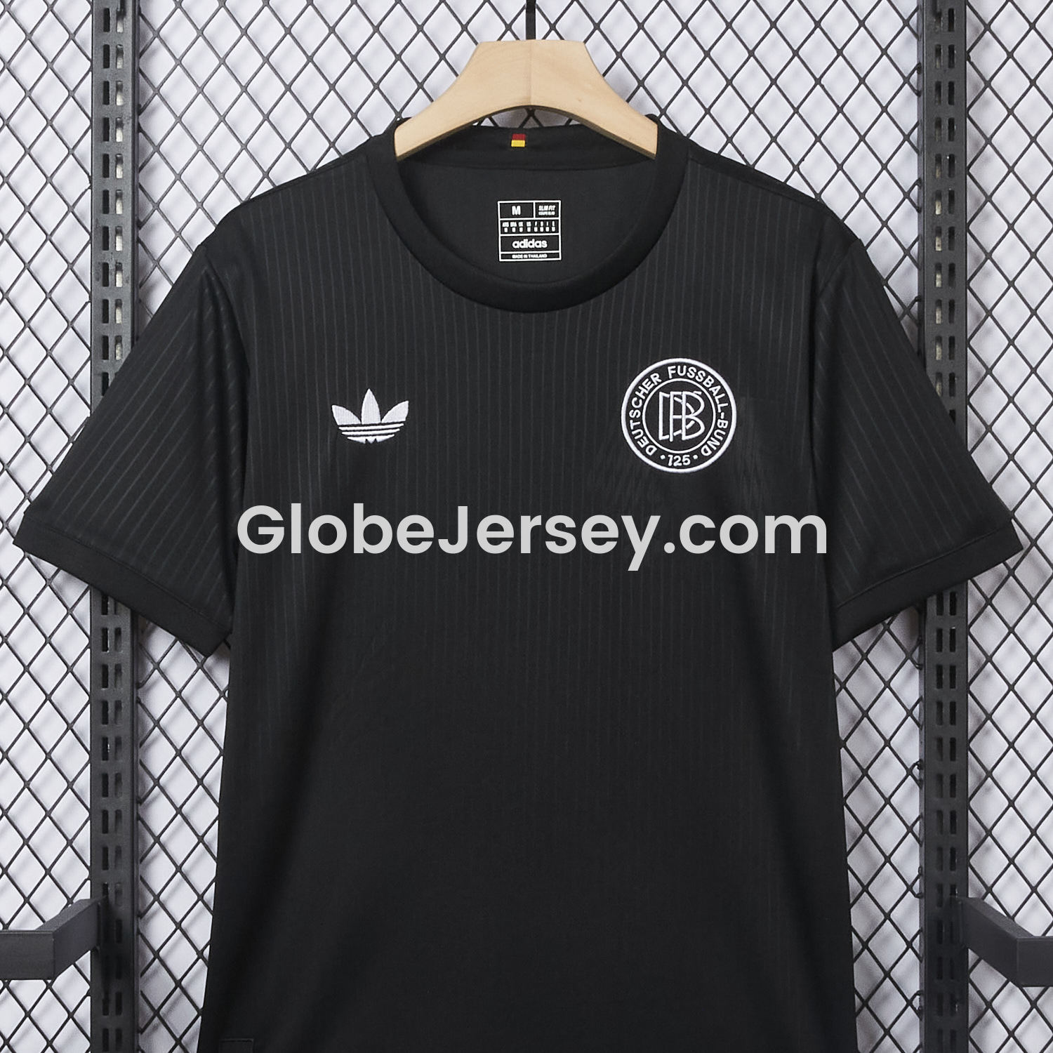 GlobeJersey-Germany 2025 Black 125-Year Anniversary Commemorative Edition Jersey - Fans Version