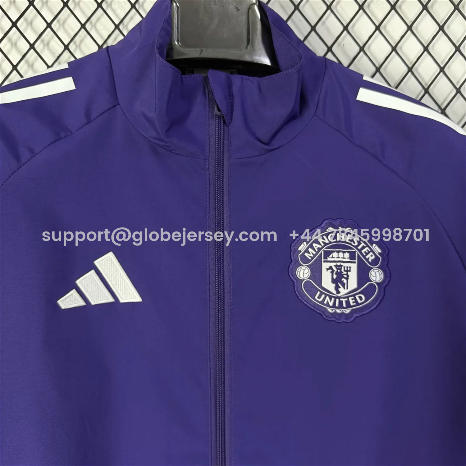 GlobeJersey-Manchester United 25-26 Training Windbreaker Jacket - Purple