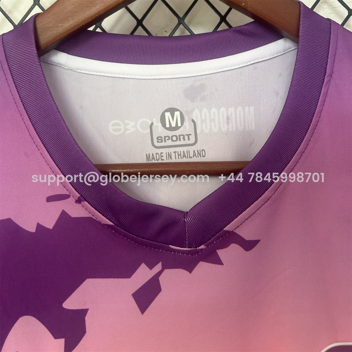 GlobeJersey-Morocco 25-26 Purple Pattern Pink Training Jersey - Fans Version