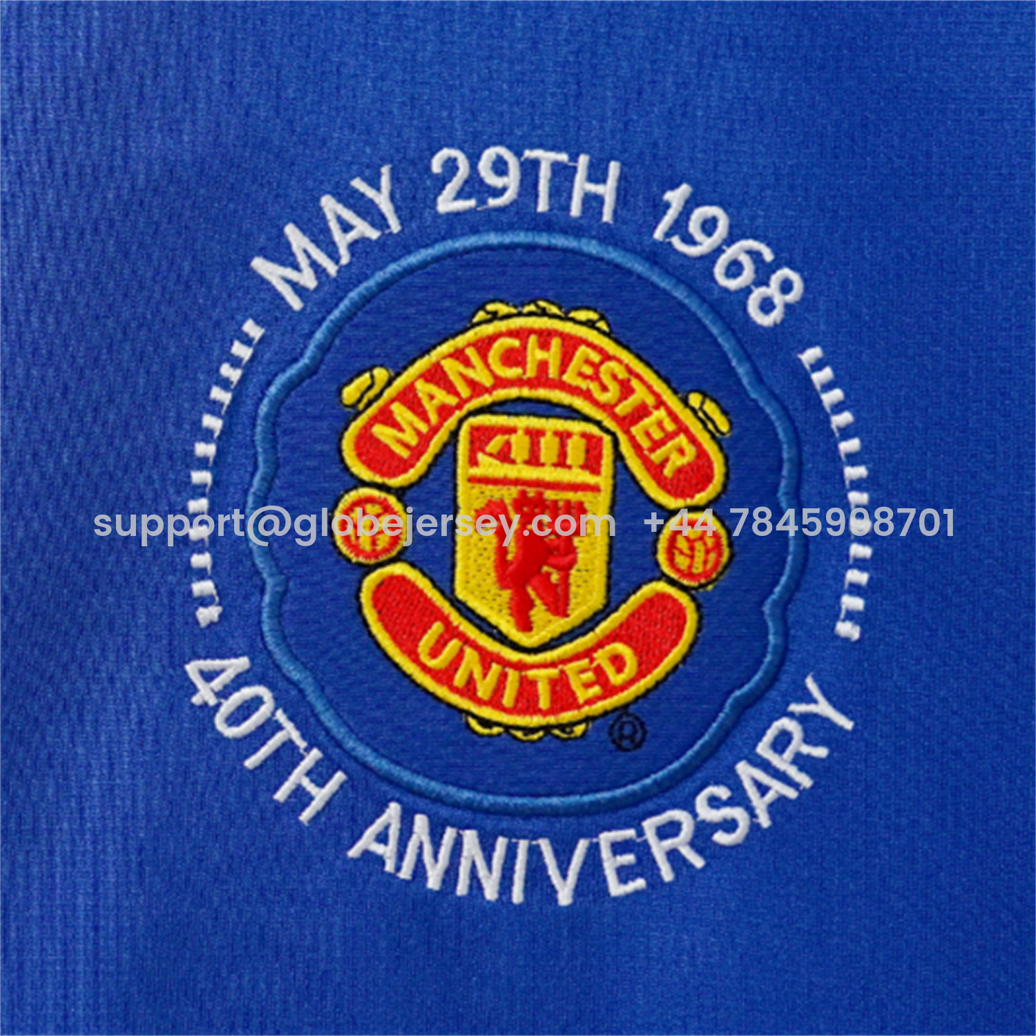 GlobeJersey-Retro Manchester United 08-09 Third 40th Anniversary Long Sleeve Jersey