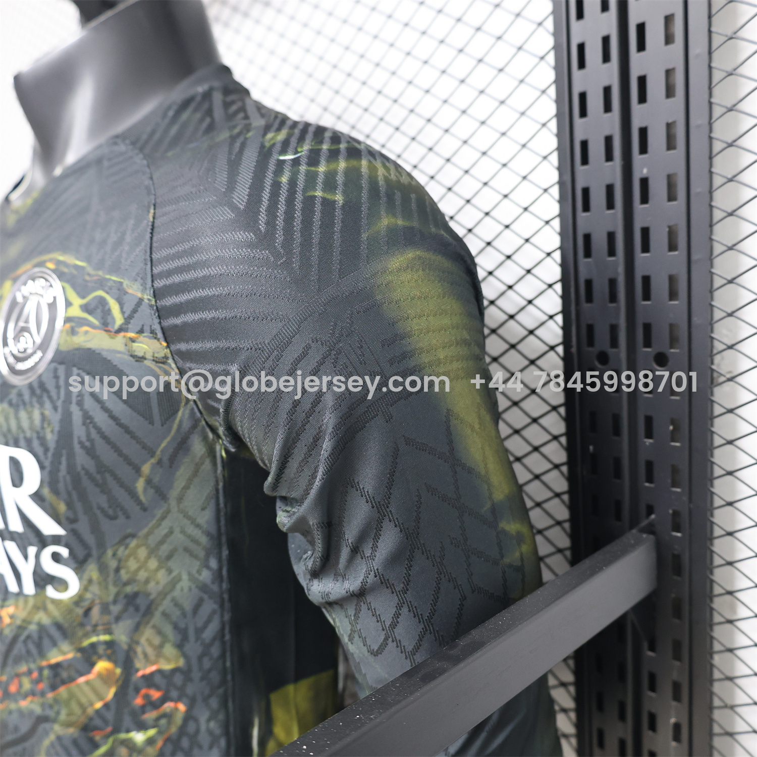 GlobeJersey-Paris Saint-Germain PSG 25-26 Night Version Fifth Long Sleeves Jersey - Player Version