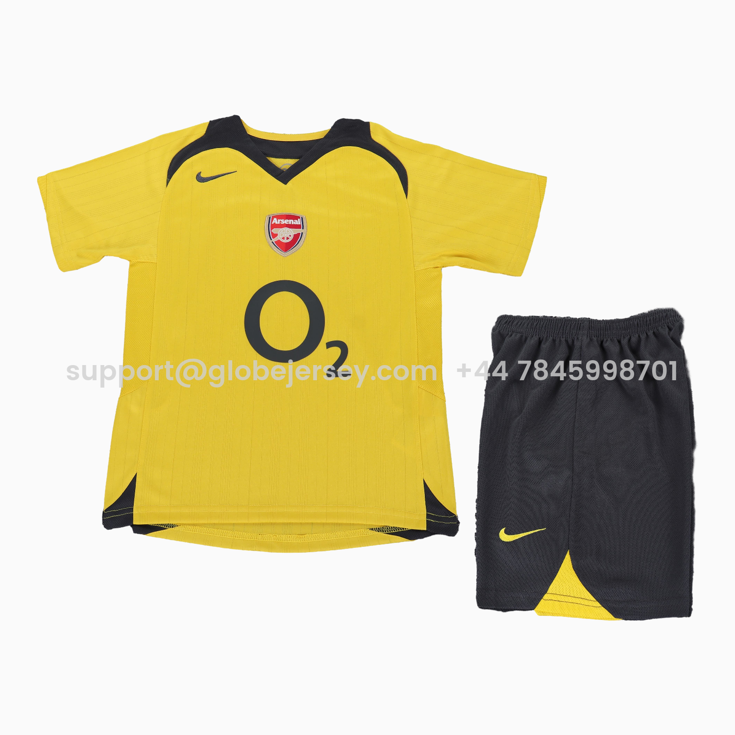 GlobeJersey-Retro Arsenal 2005-06 Away Kids Kit