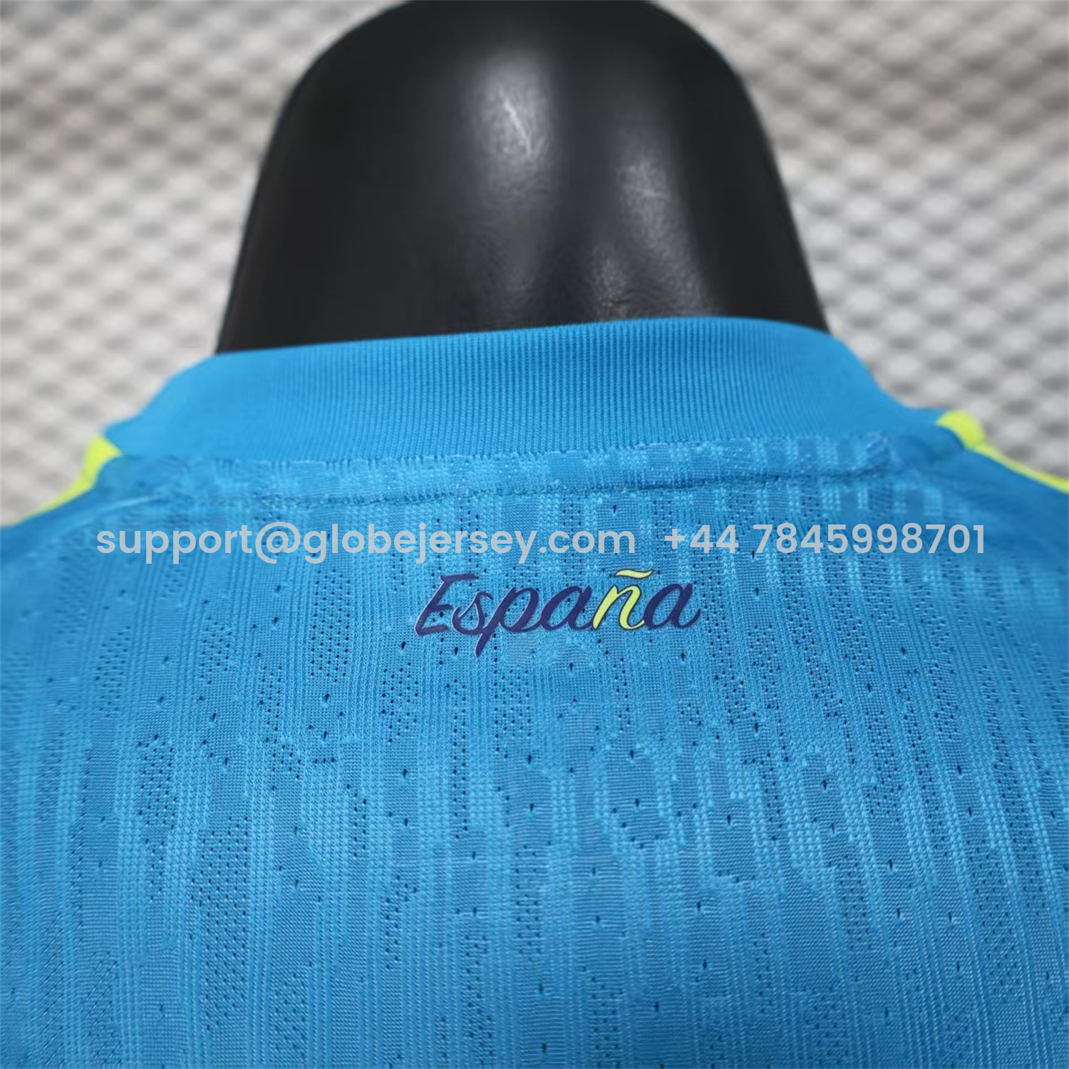 GlobeJersey-Spain 2026 Blue Goalkeeper Jersey - Player Version