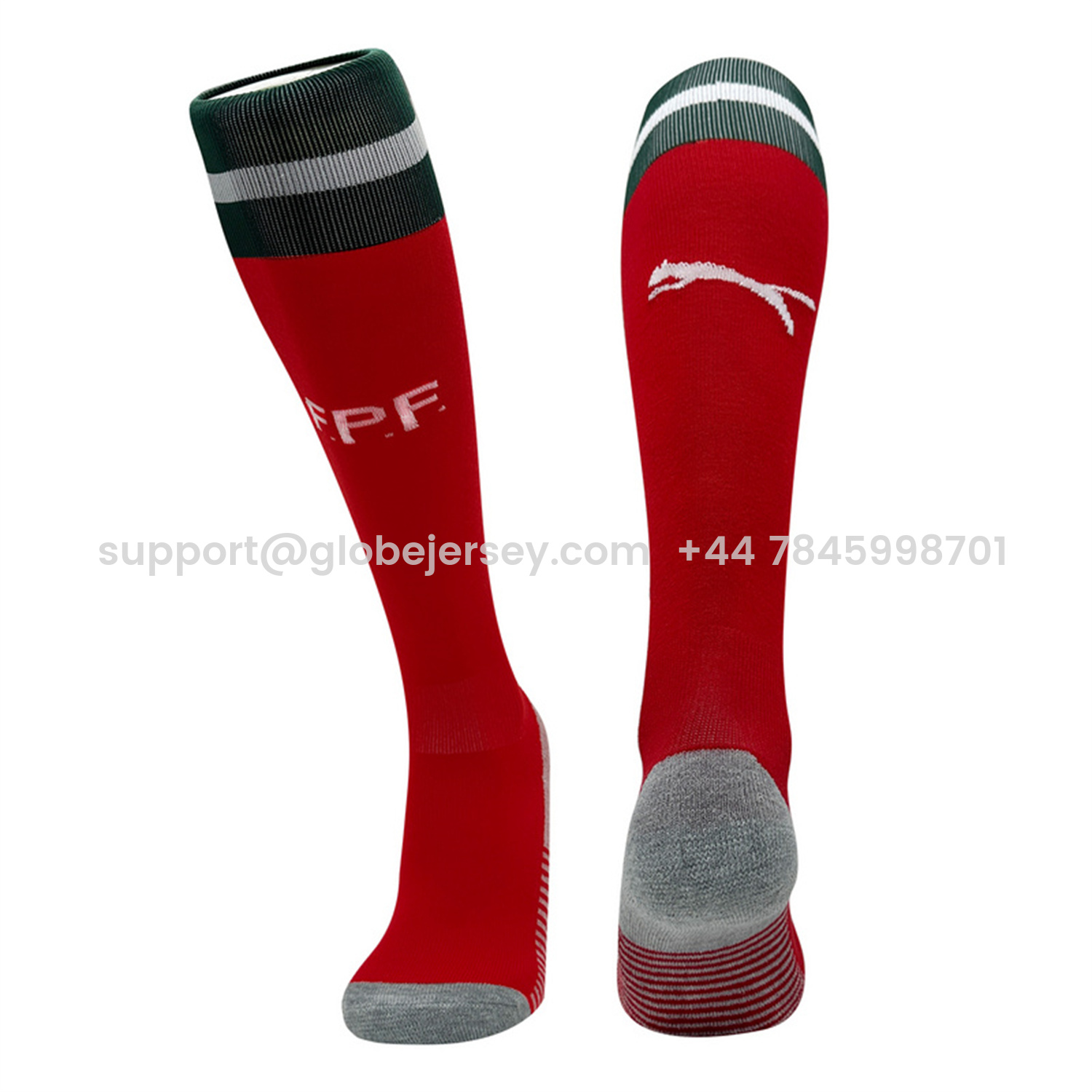 GlobeJersey-Portugal 25-26 Home Socks - Red