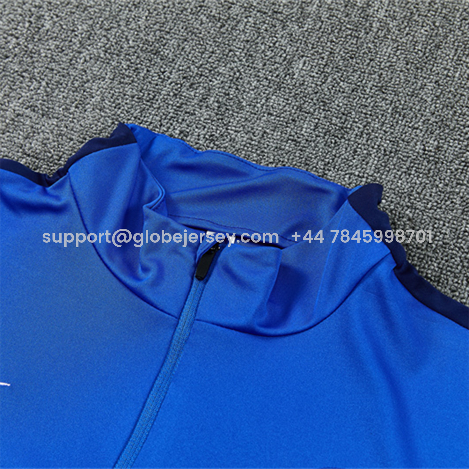 GlobeJersey-Inter Milan 26-27 Kids Long Sleeve Training Set - Blue Top & Royal Blue Pants