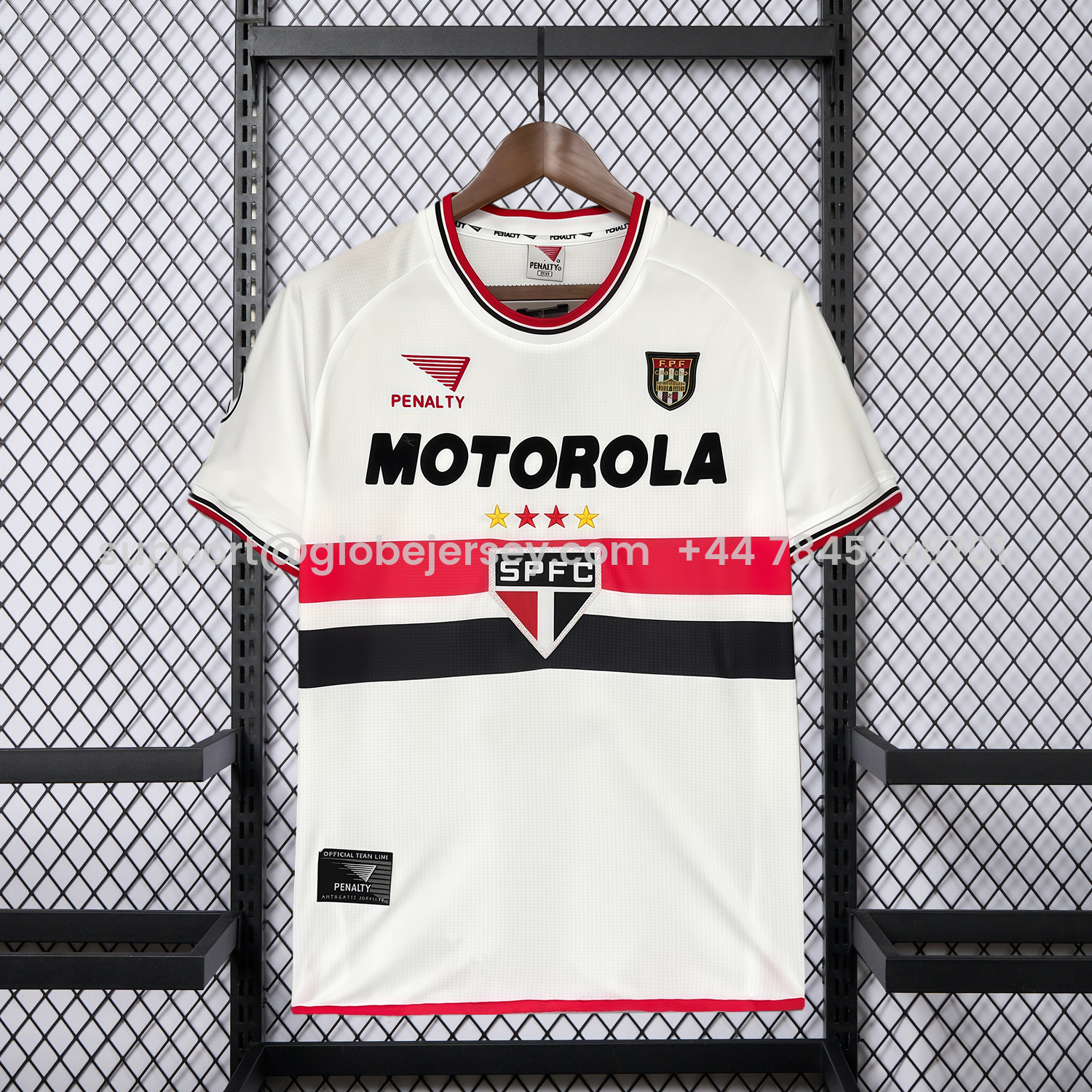 GlobeJersey-Retro Sao Paulo 2001 Home Jersey