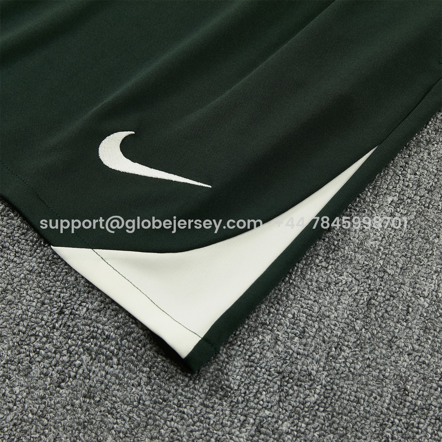 GlobeJersey-C.H.E.L.S.E.A 25-26 Short-Sleeve Training Set - Dark Green Top & Dark Green Pants