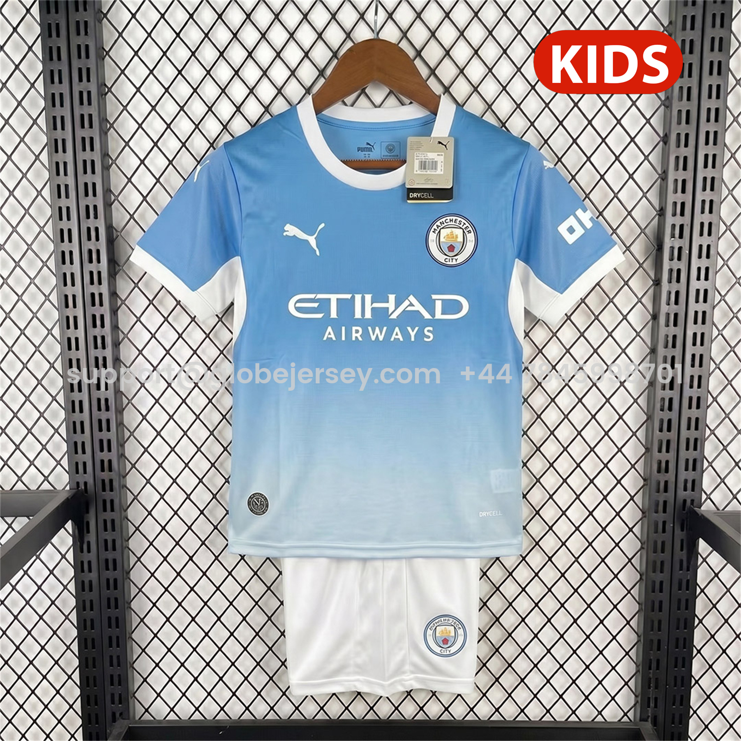 GlobeJersey-Manchester City 26-27 Home Kids Kit