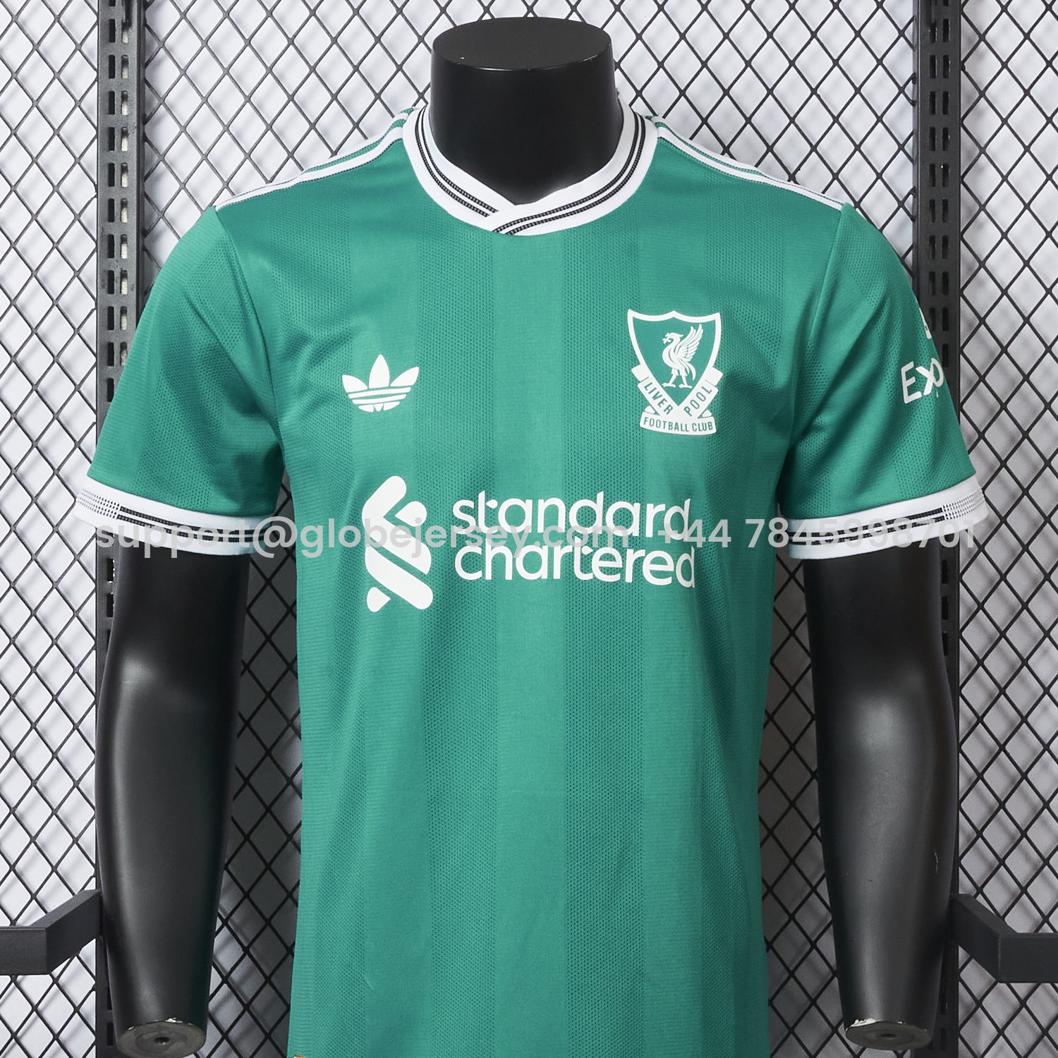 GlobeJersey-Liver.pool 25-26 Third Green Jersey - Player Version