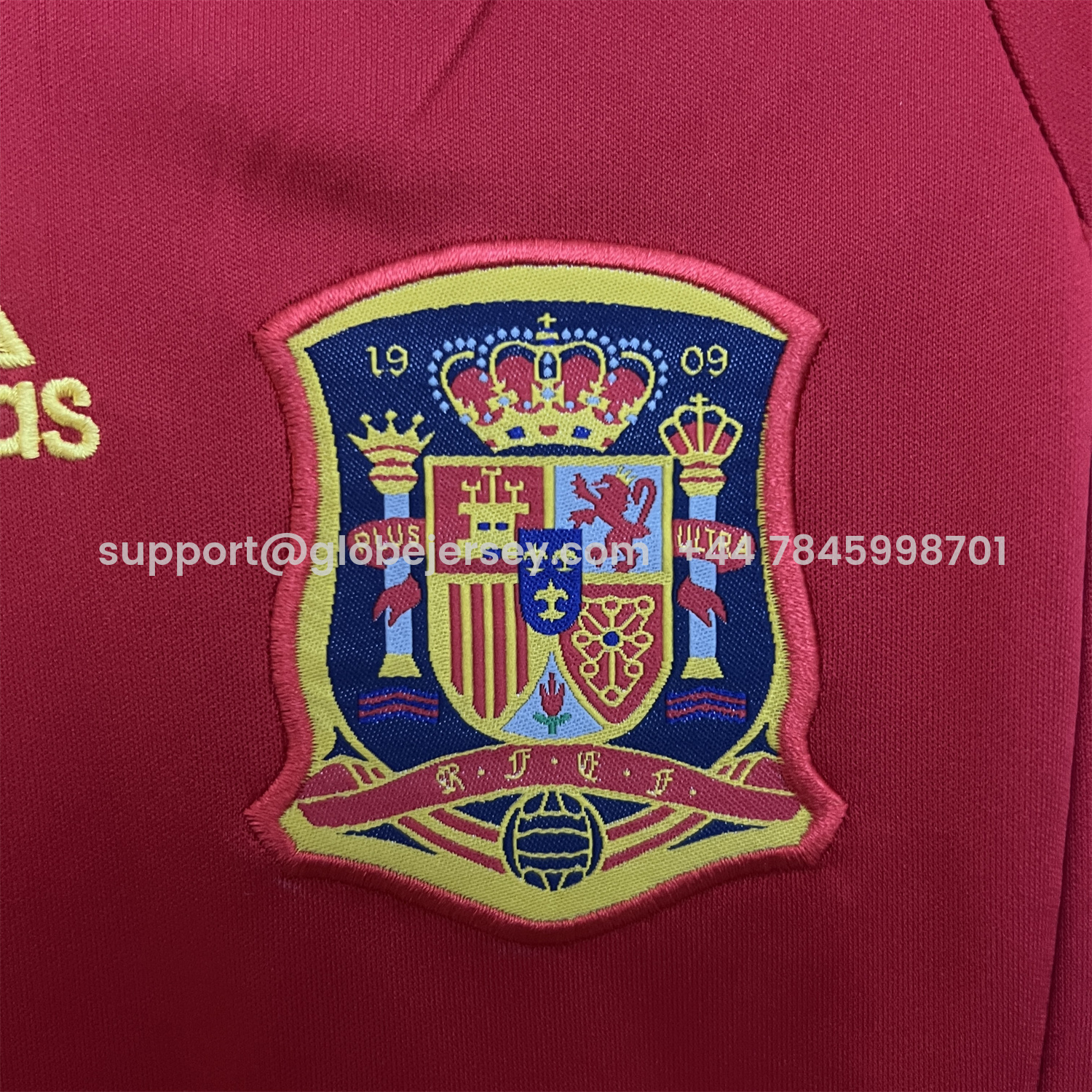 GlobeJersey-Retro Spain 2010 Home Kids Kit