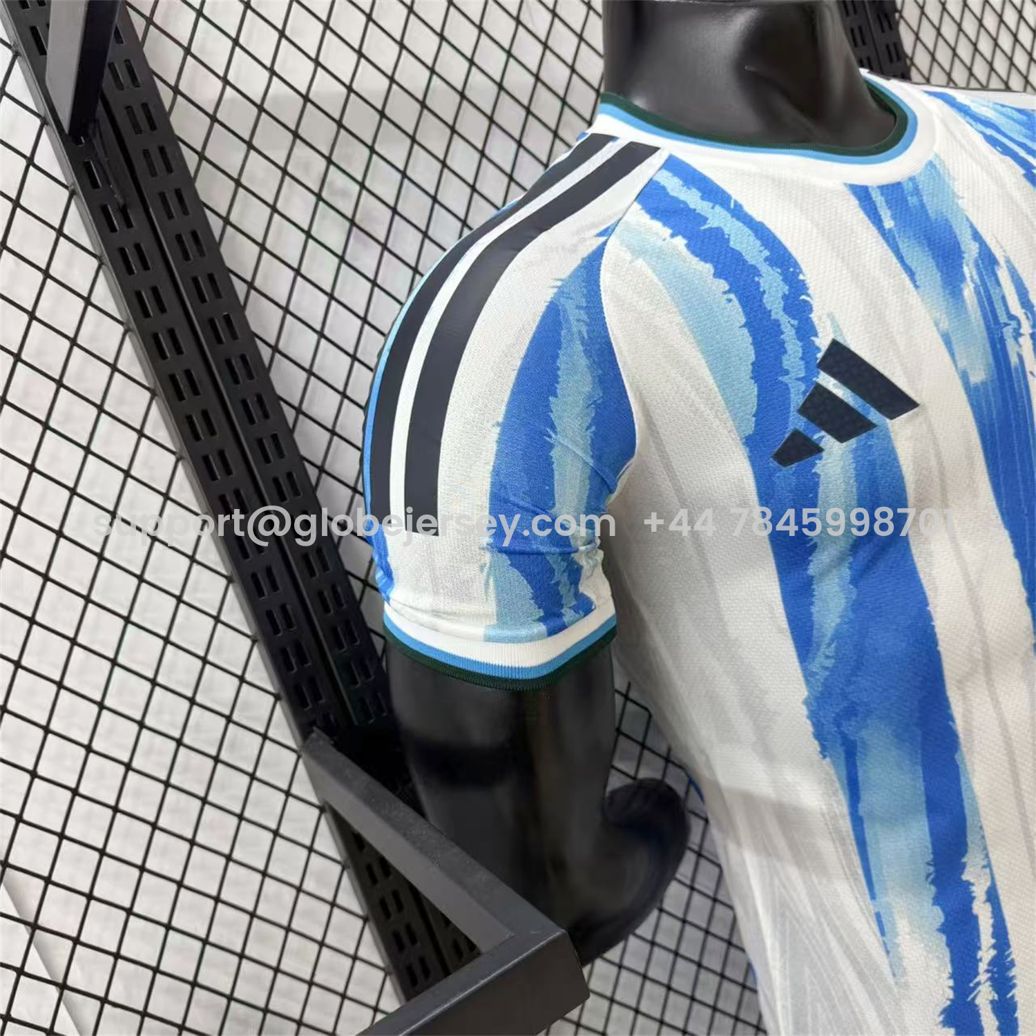 GlobeJersey-Argentina 2026 Blue And White Twill Special Jersey - Player Version