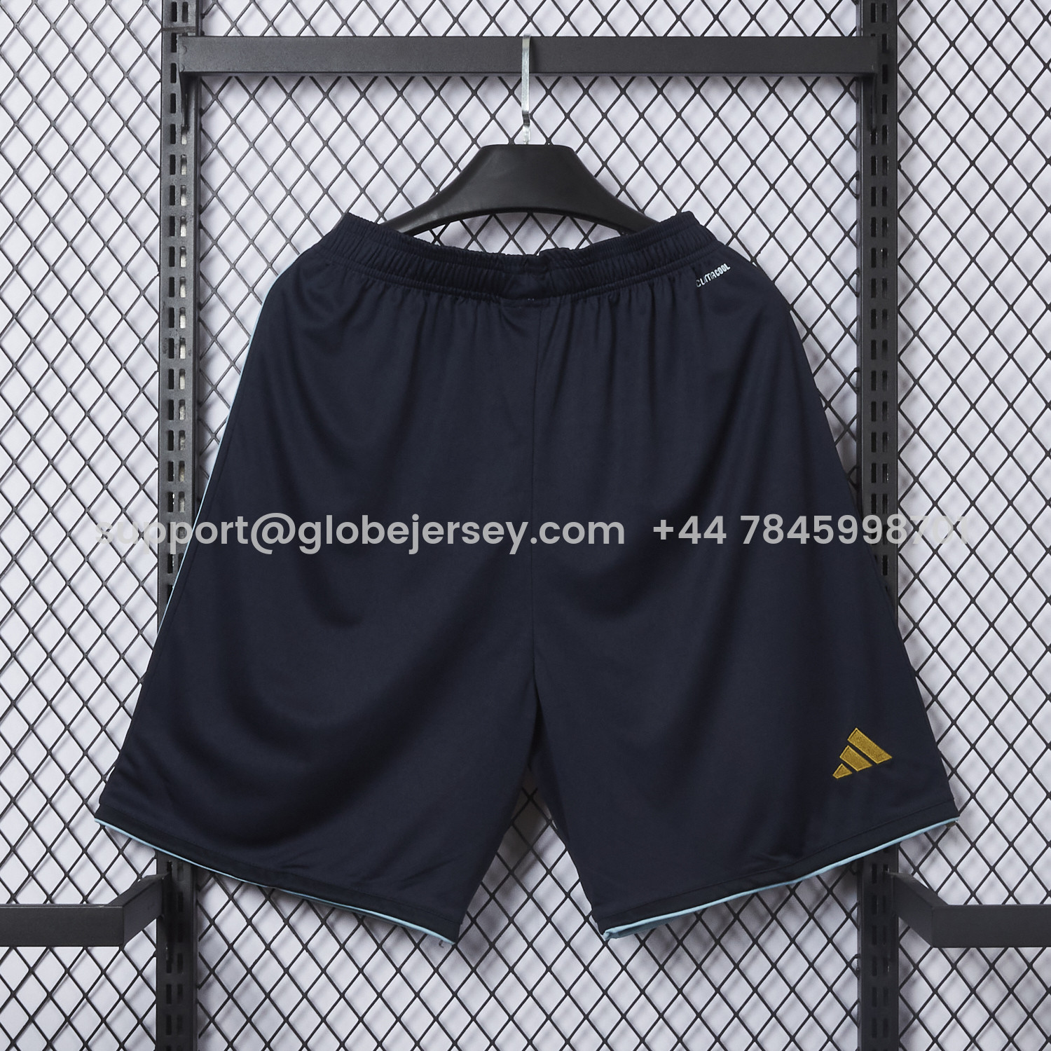 GlobeJersey-Argentina 2026 Home Black Shorts - Fans Version
