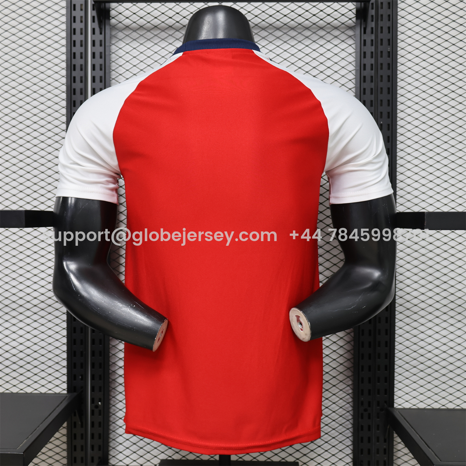 GlobeJersey-Arsenal 25-26 Red With White Casual Jersey - Player Version