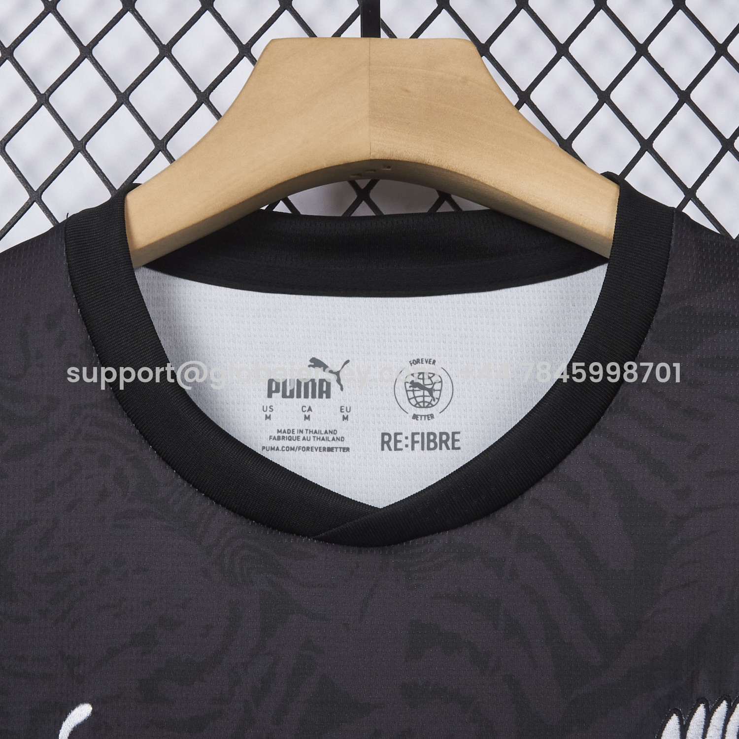 GlobeJersey-New Zealand 2026 Away Black Jersey - Fans Version