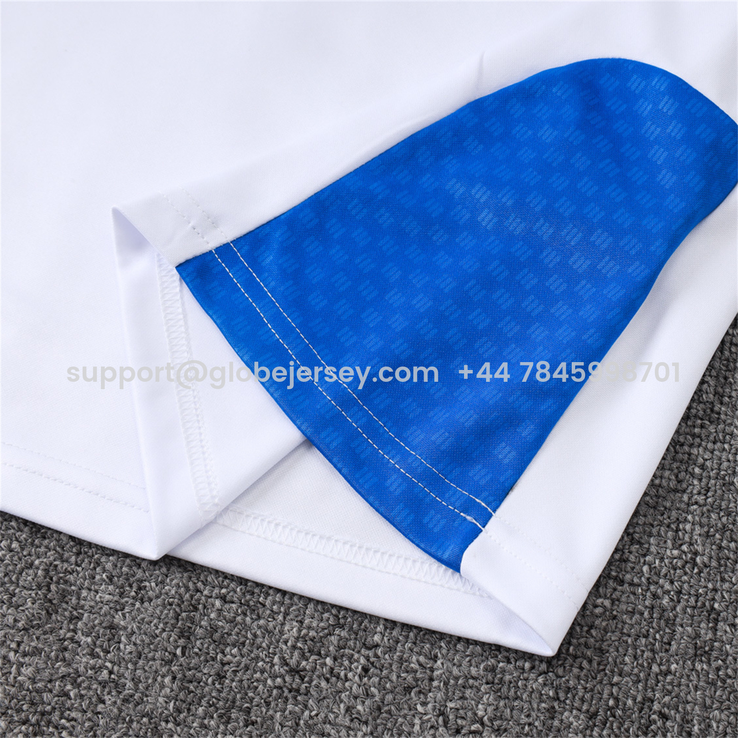 GlobeJersey-Colombia 2026 Long Sleeve Training Set - White Top & Black Pants