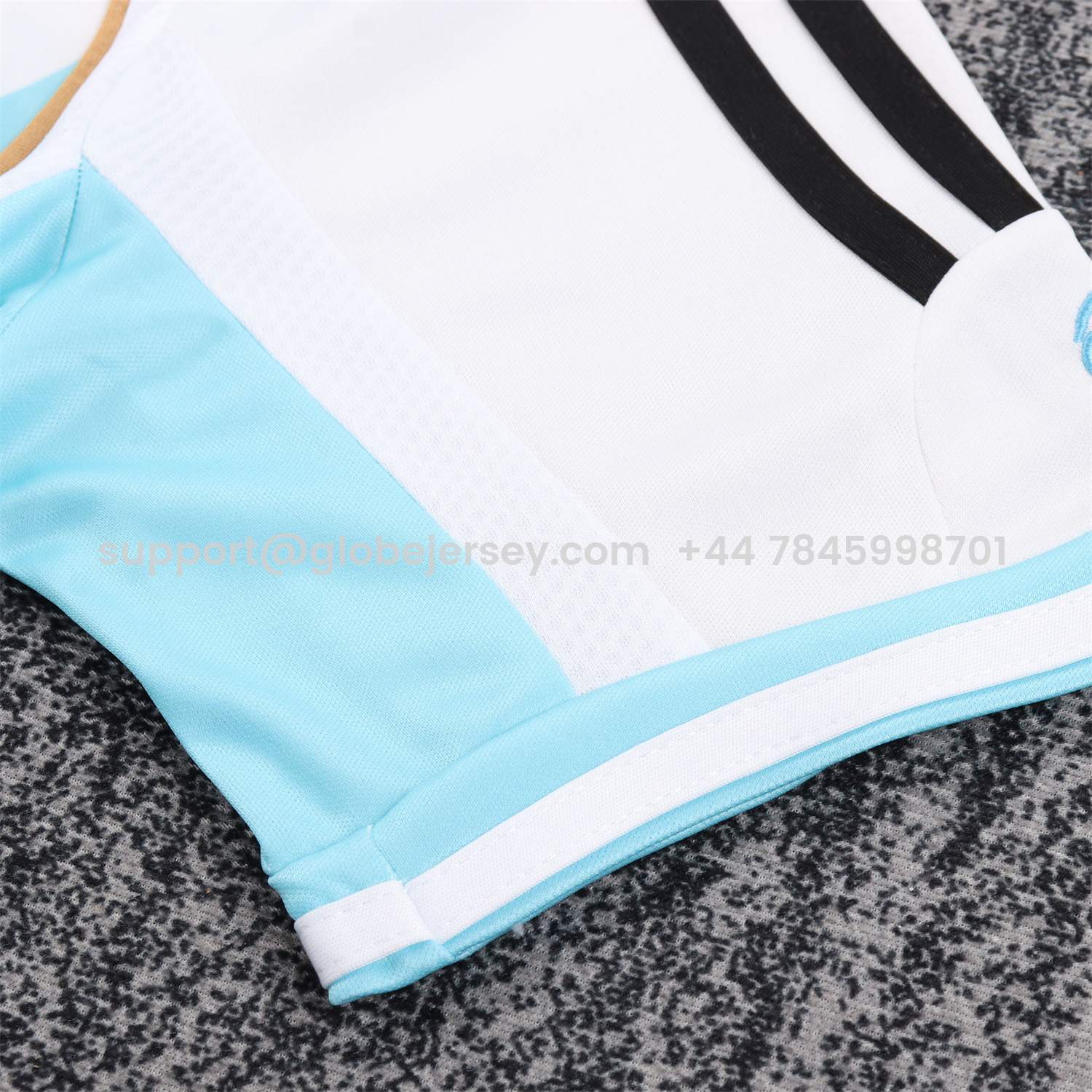 GlobeJersey-Retro Argentina 2006 Home Kids Kit