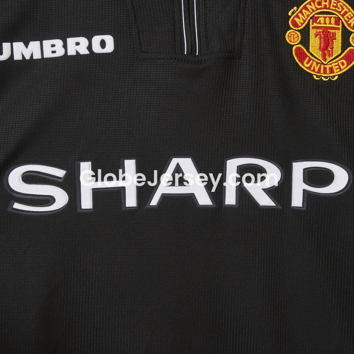 GlobeJersey-Retro Manchester United 1998-99 Black Jersey