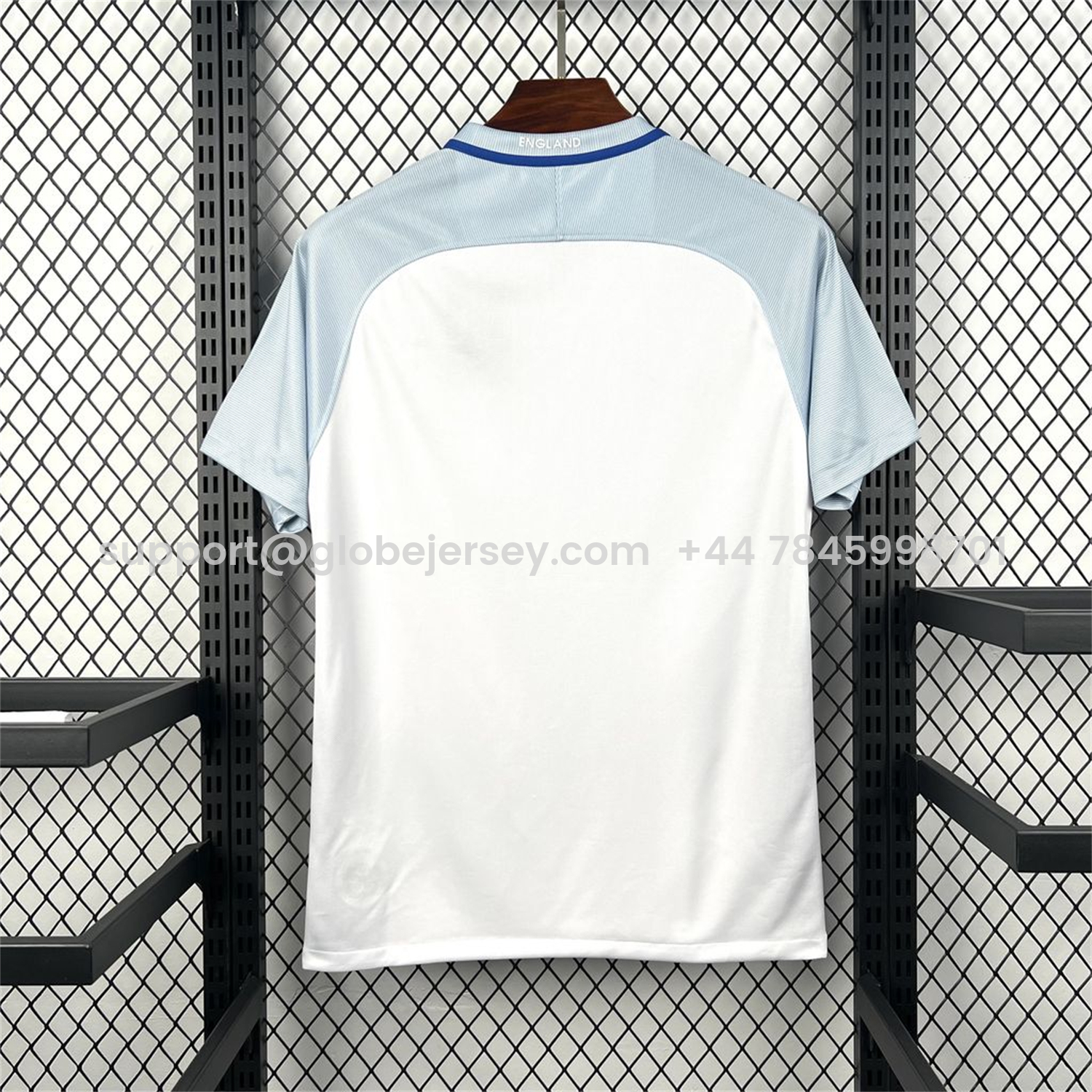 GlobeJersey-Retro England 2016 Home White Jersey