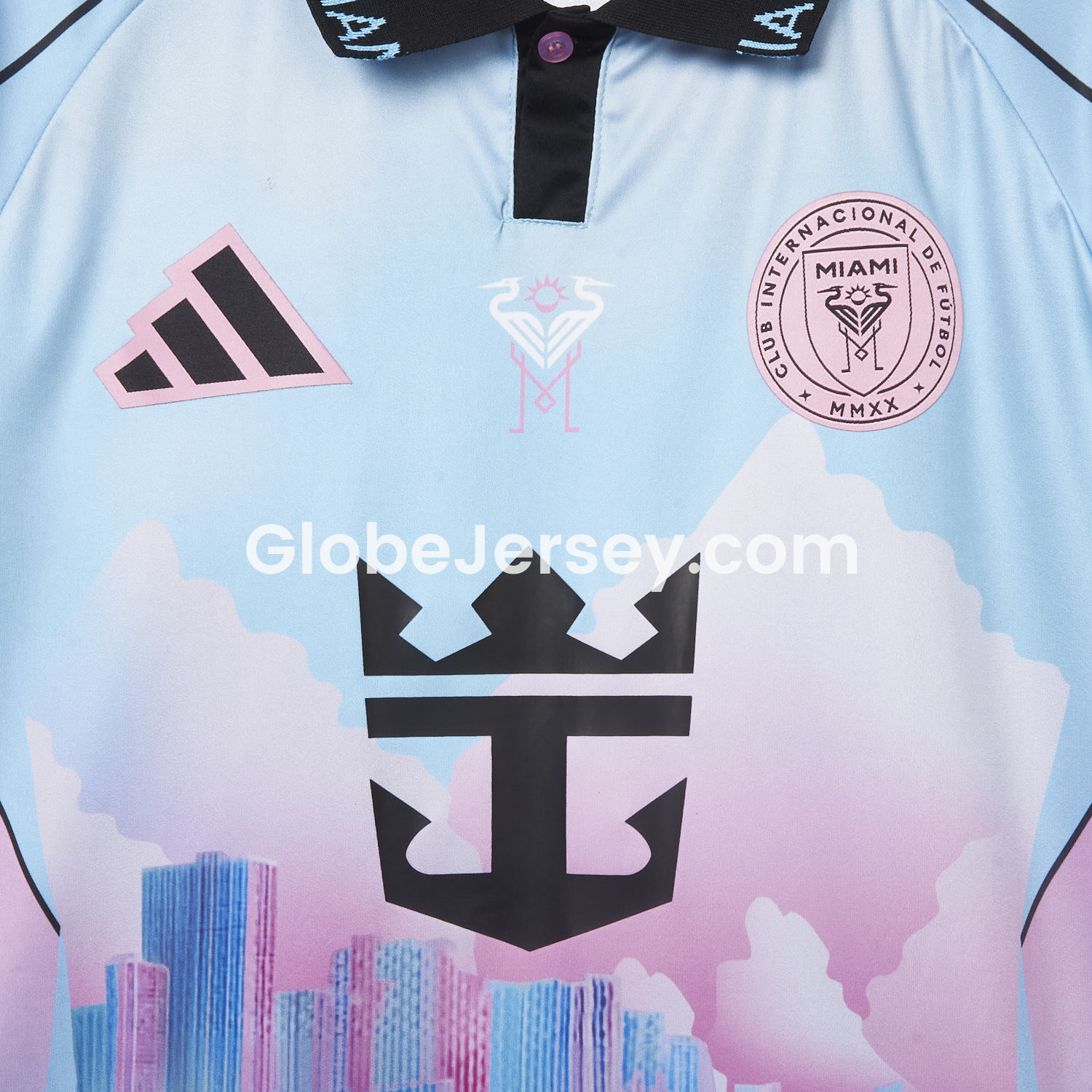GlobeJersey-INT M.A.M 2025 Blue City Silhouette Special Edition Jersey - Fans Version