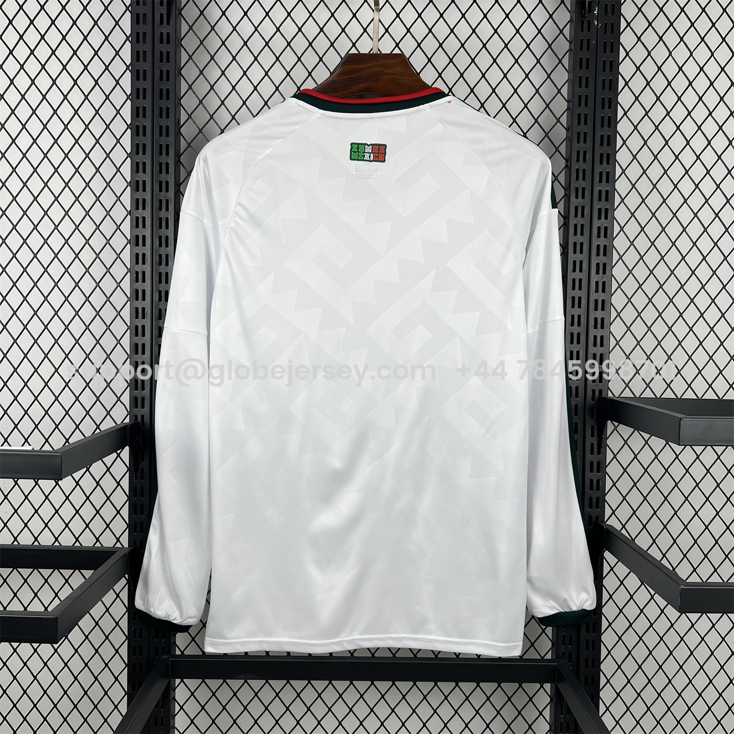 GlobeJersey-Mexico 2026 Away Long Sleeves Jersey - Fans Version