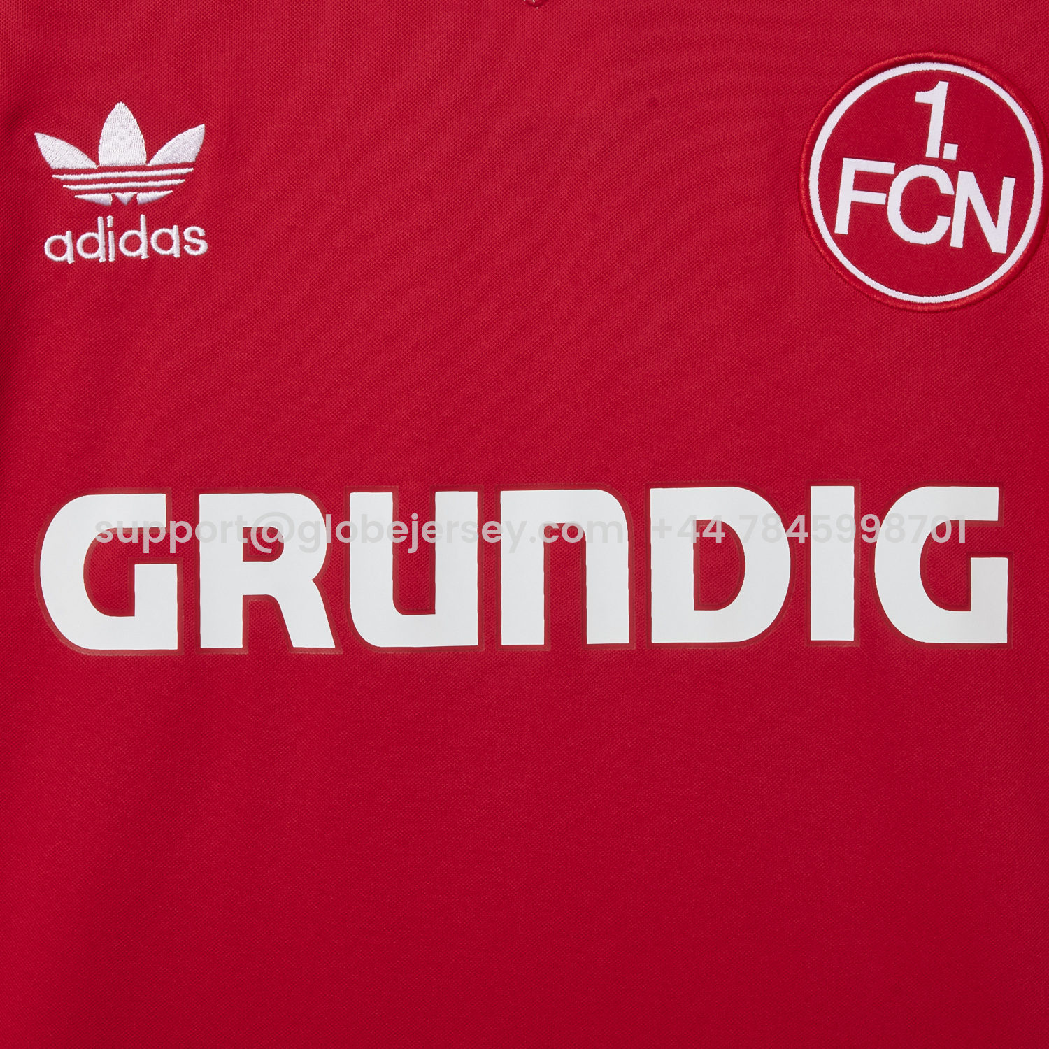 GlobeJersey-Retro Nürnberg 1978-80 Home Red Jersey