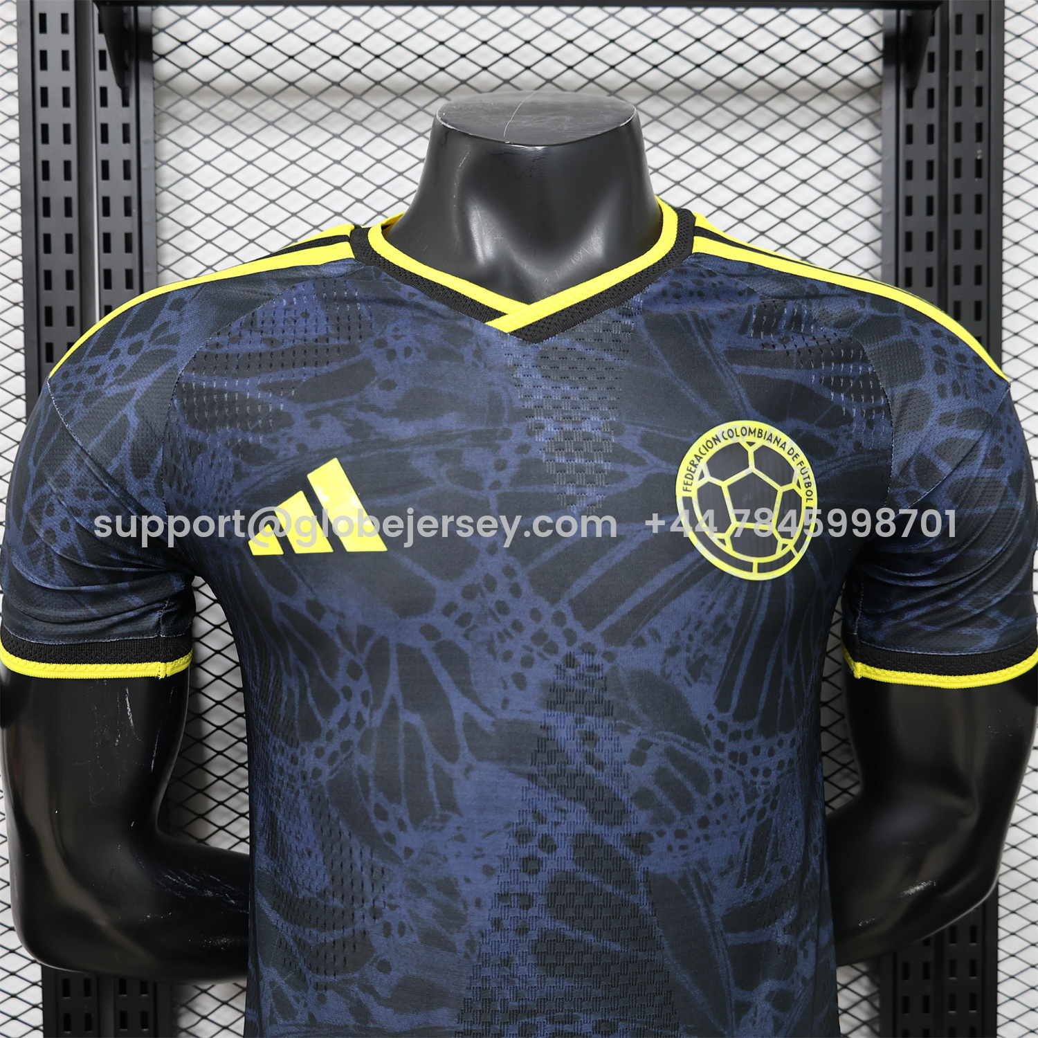 GlobeJersey-Colombia 2026 Grey And Black Special Jersey - Player Version