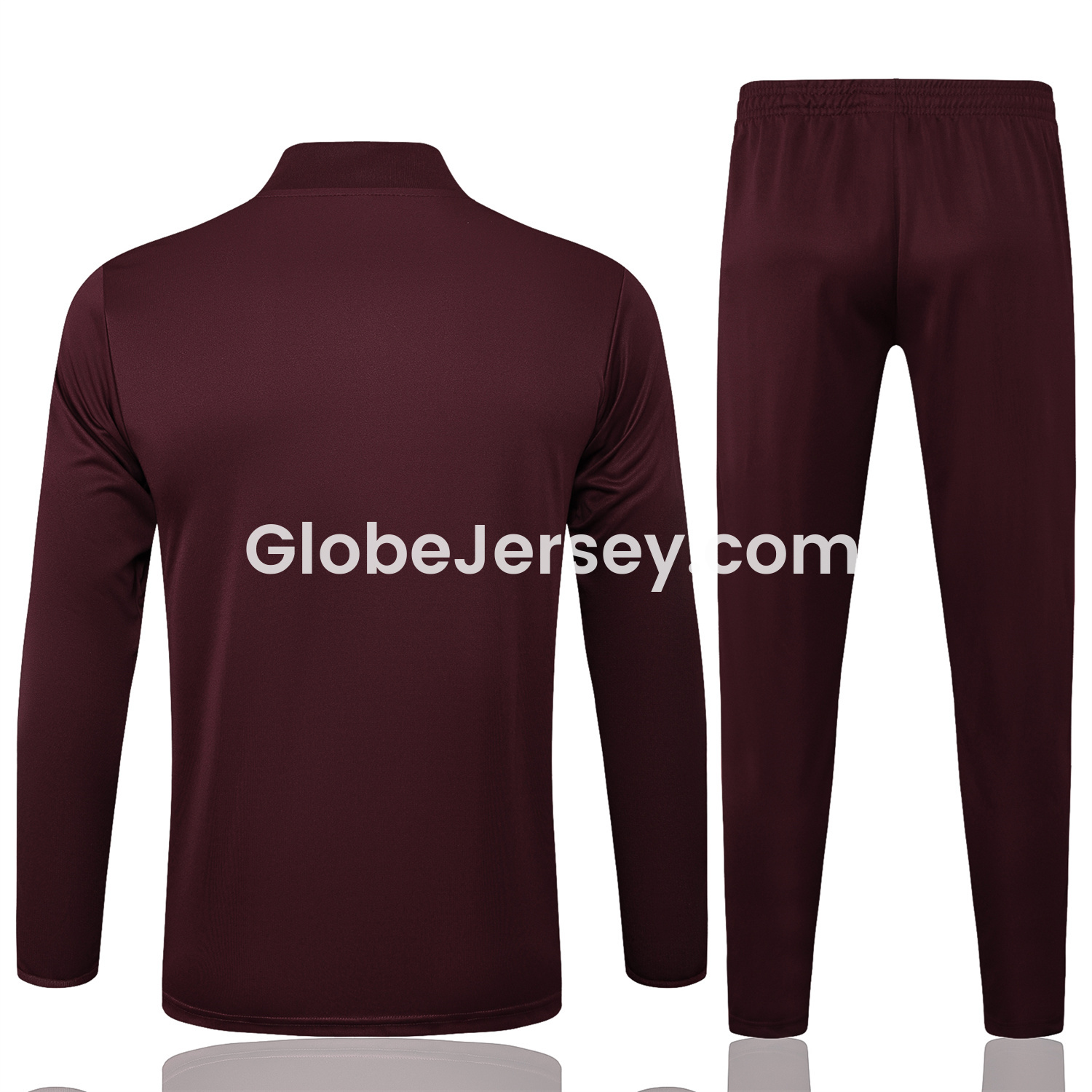 GlobeJersey-Bayern Munich 25-26 Throwback Trefoil Long Sleeves Training Set - Deep Red