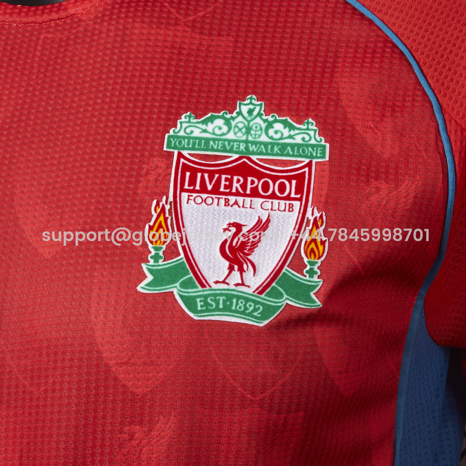 GlobeJersey-Liver.pool 25-26 Retro Team Logo Totem Special Jersey - Player Version