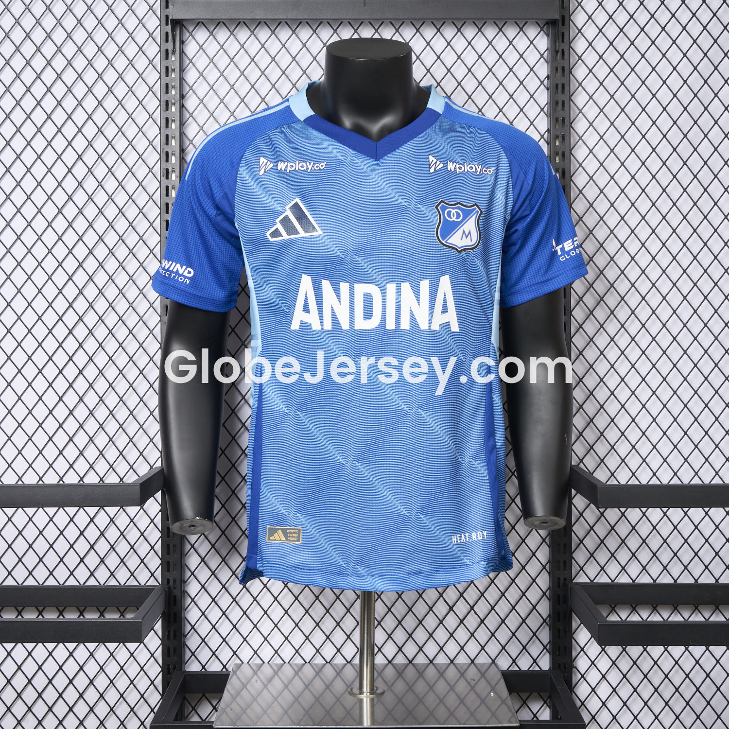 GlobeJersey-Millonarios 25-26 Home Jersey - Player Version