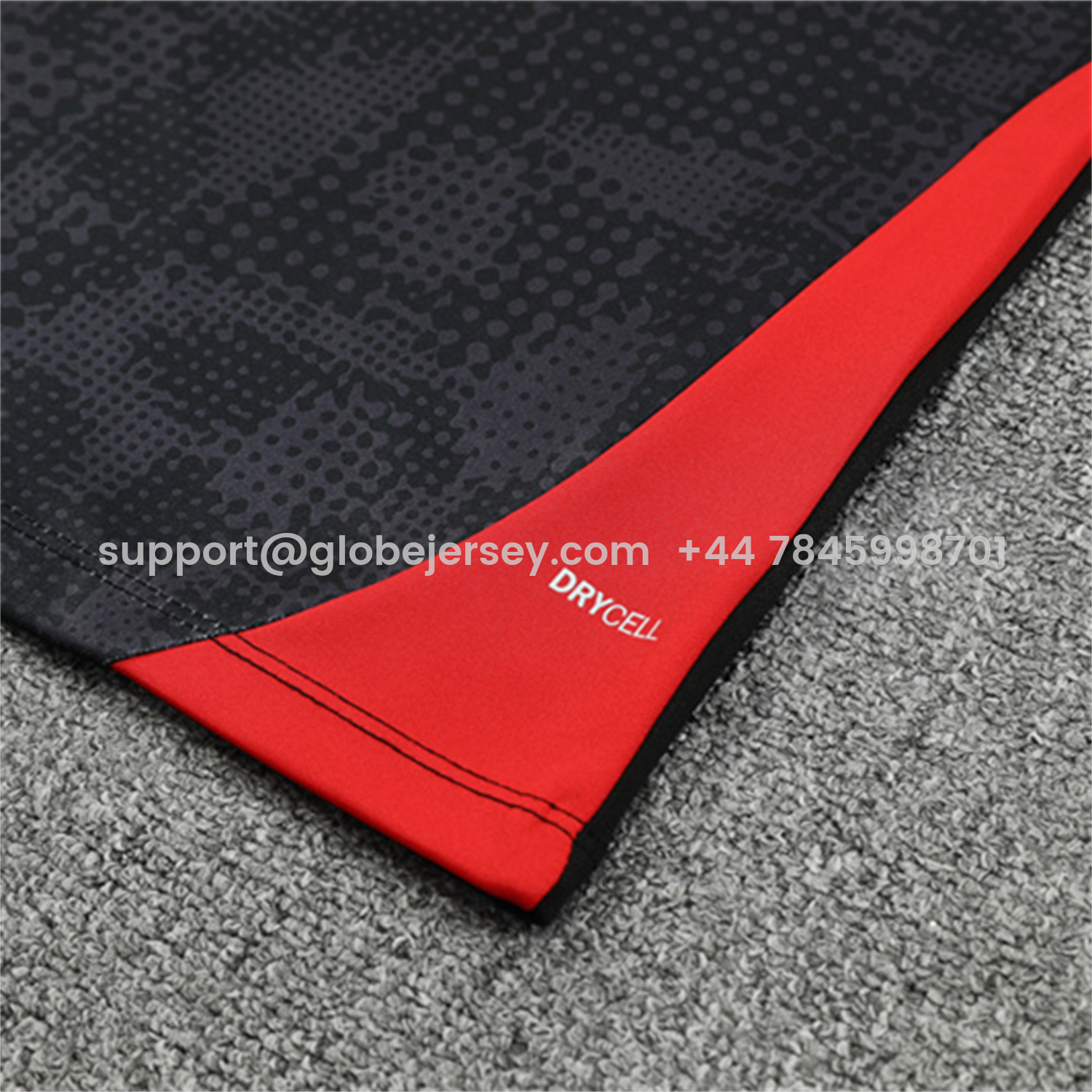 GlobeJersey-AC Milan 25-26 Long Sleeve Training Set - Black Top & Black Pants