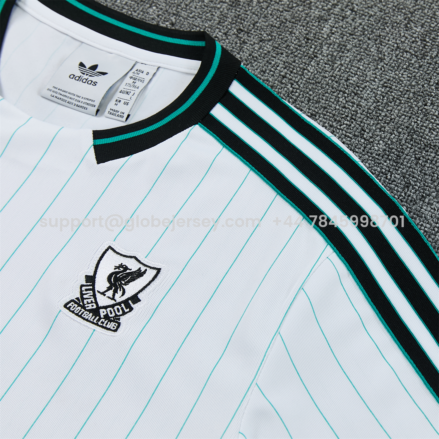 GlobeJersey-Liver.pool 25-26 Retro Style Short-Sleeve Training Set - Colors Top & Colors Pants
