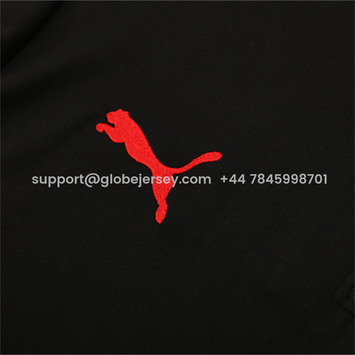 GlobeJersey-Portugal 25-26 Long Sleeve Training Set - Black Top & Black Pants