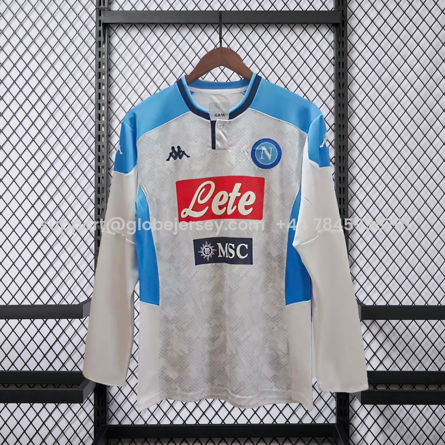 GlobeJersey-Retro Napoli 2019-20 Third Long Sleeves Jersey