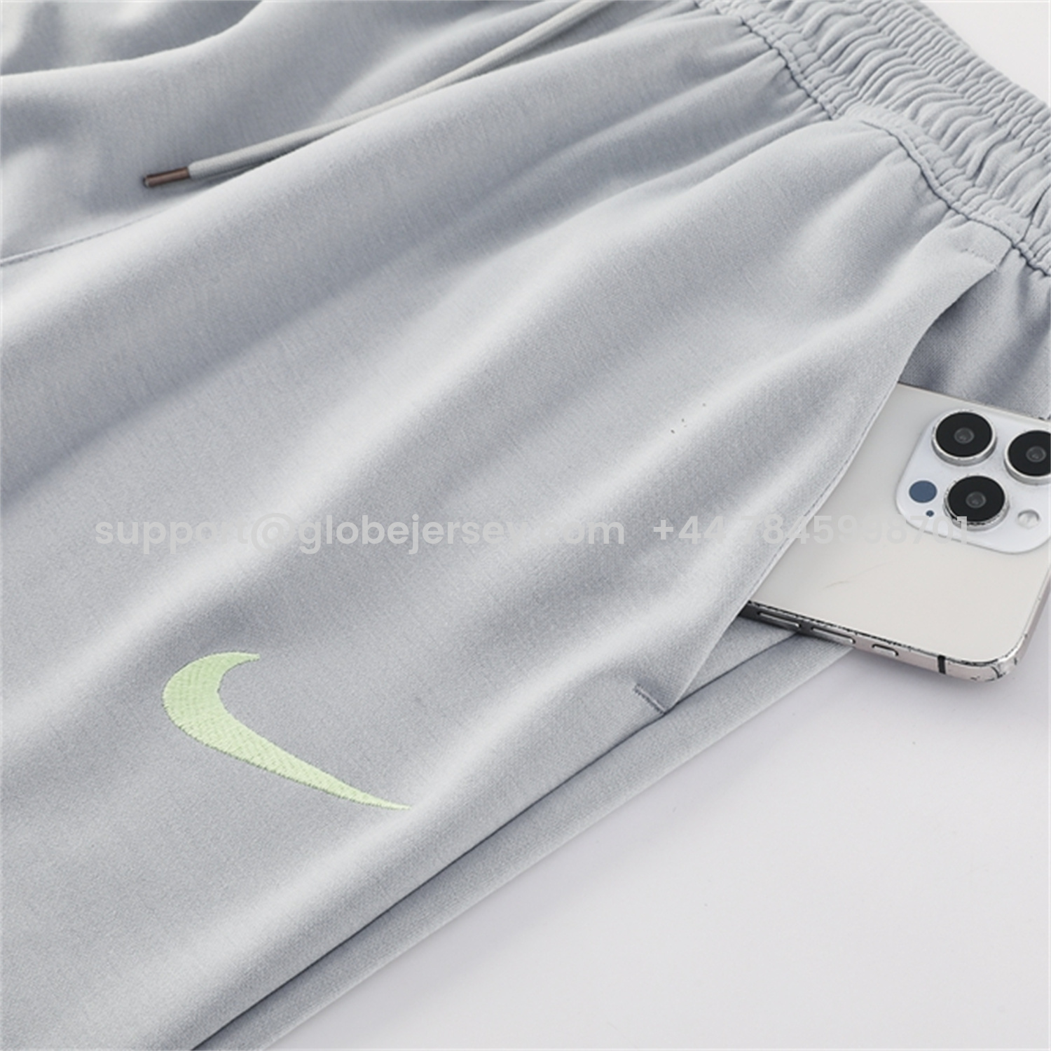 GlobeJersey-Barcelona 25-26 Hooded Jacket Training Tracksuit - Grey Jackets & Pants