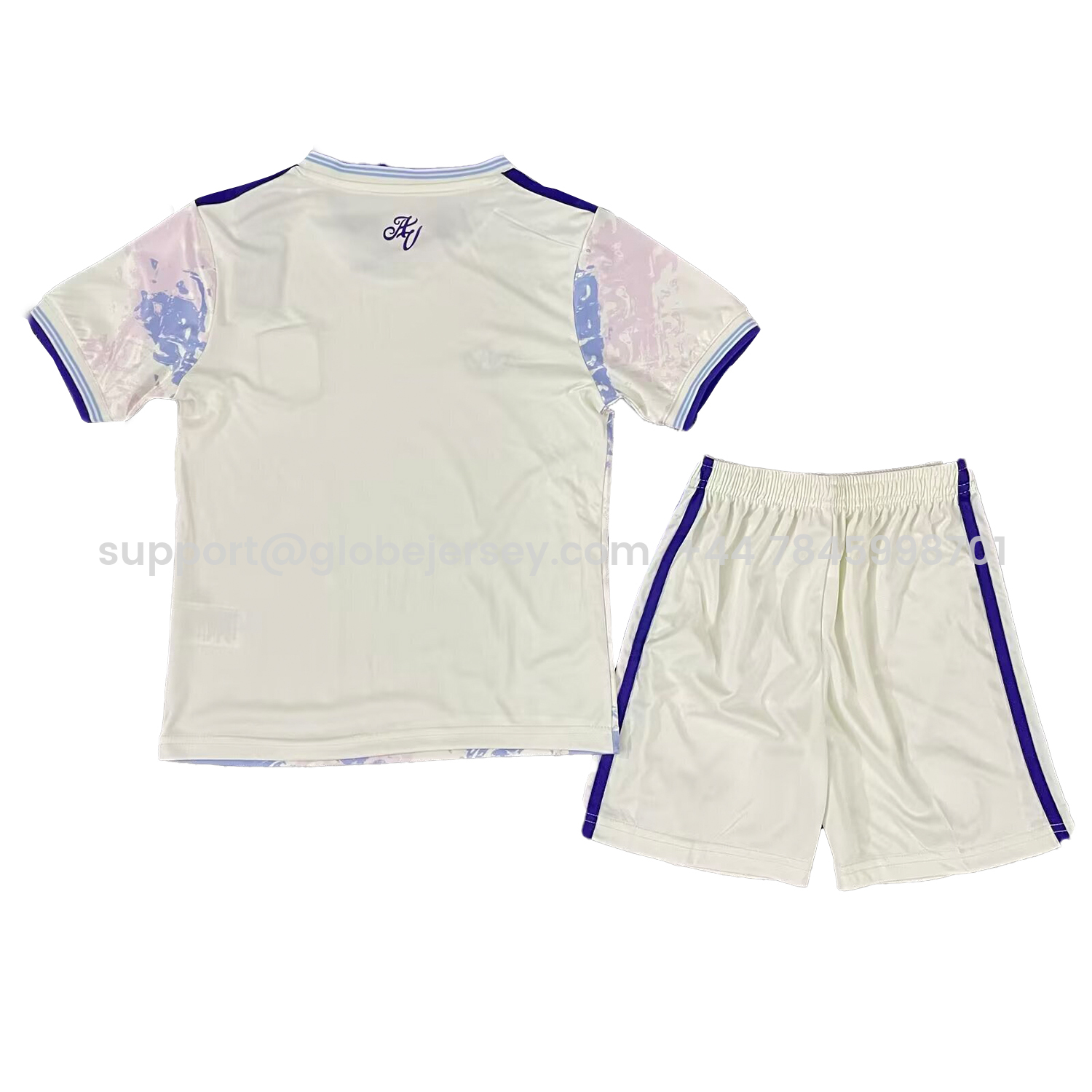 GlobeJersey-Aston Villa 25-26 Third Unsponsored Kids Kit