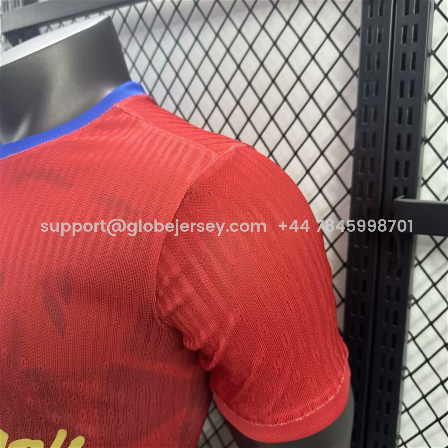 GlobeJersey-Barcelona x Travis Scott 25-26 Red & Blue Special Jersey - Player Version