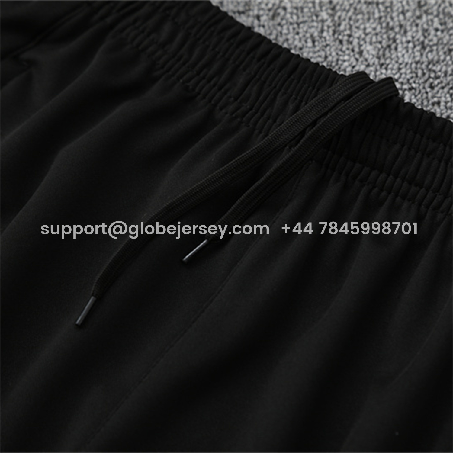 GlobeJersey-Liver.pool 25-26 Kids Long Sleeve Training Set - Black Top & Black Pants