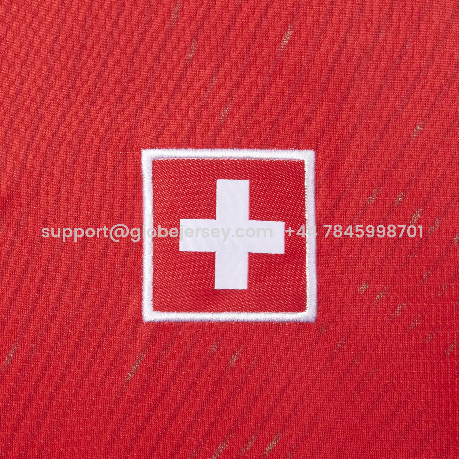 GlobeJersey-Switzerland 2026 Home Red Jersey - Fans Version