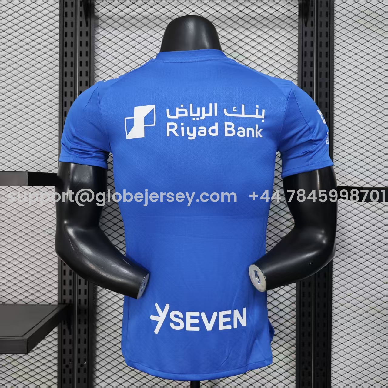 GlobeJersey-Al Hilal Riyadh Crescent 25-26 Home Blue Jersey - Player Version