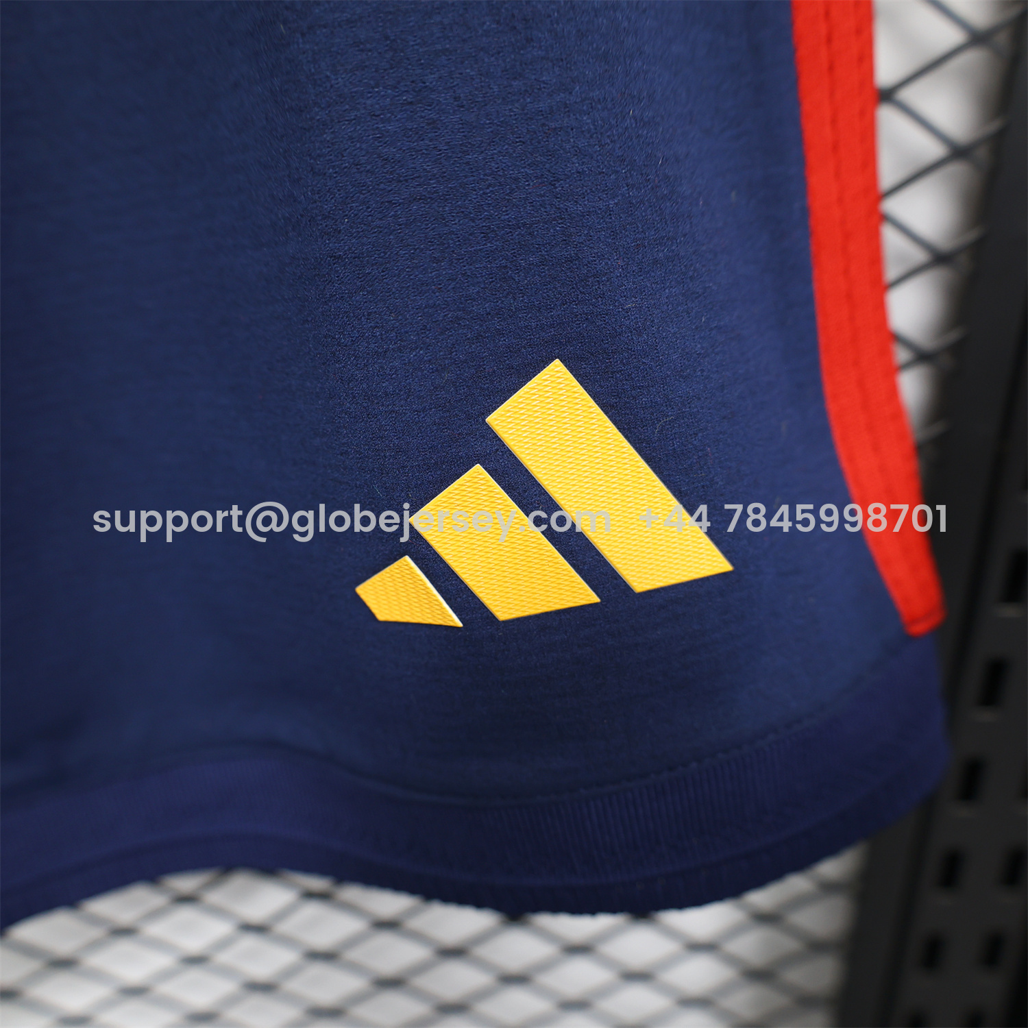 GlobeJersey-Spain 2026 Home Dark Blue Shorts - Player Version